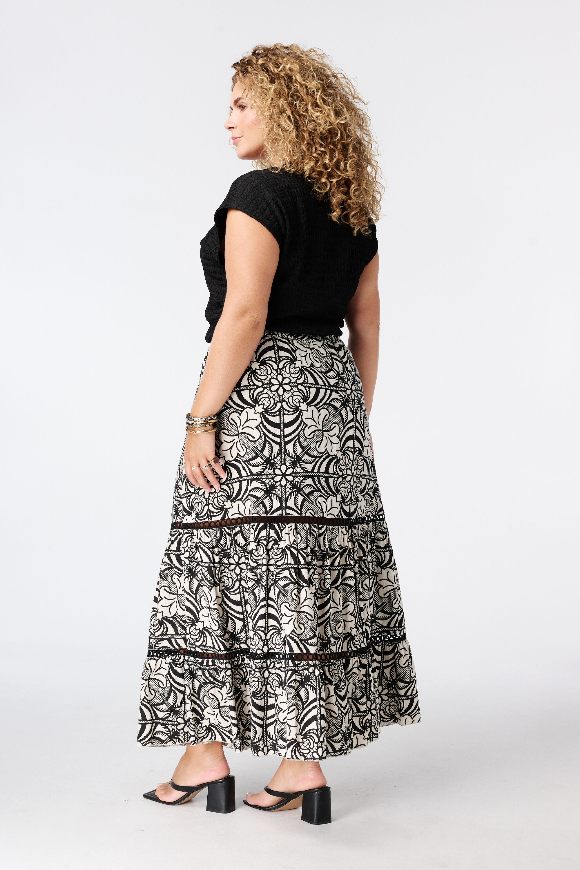 Maxi rok met print image number 3