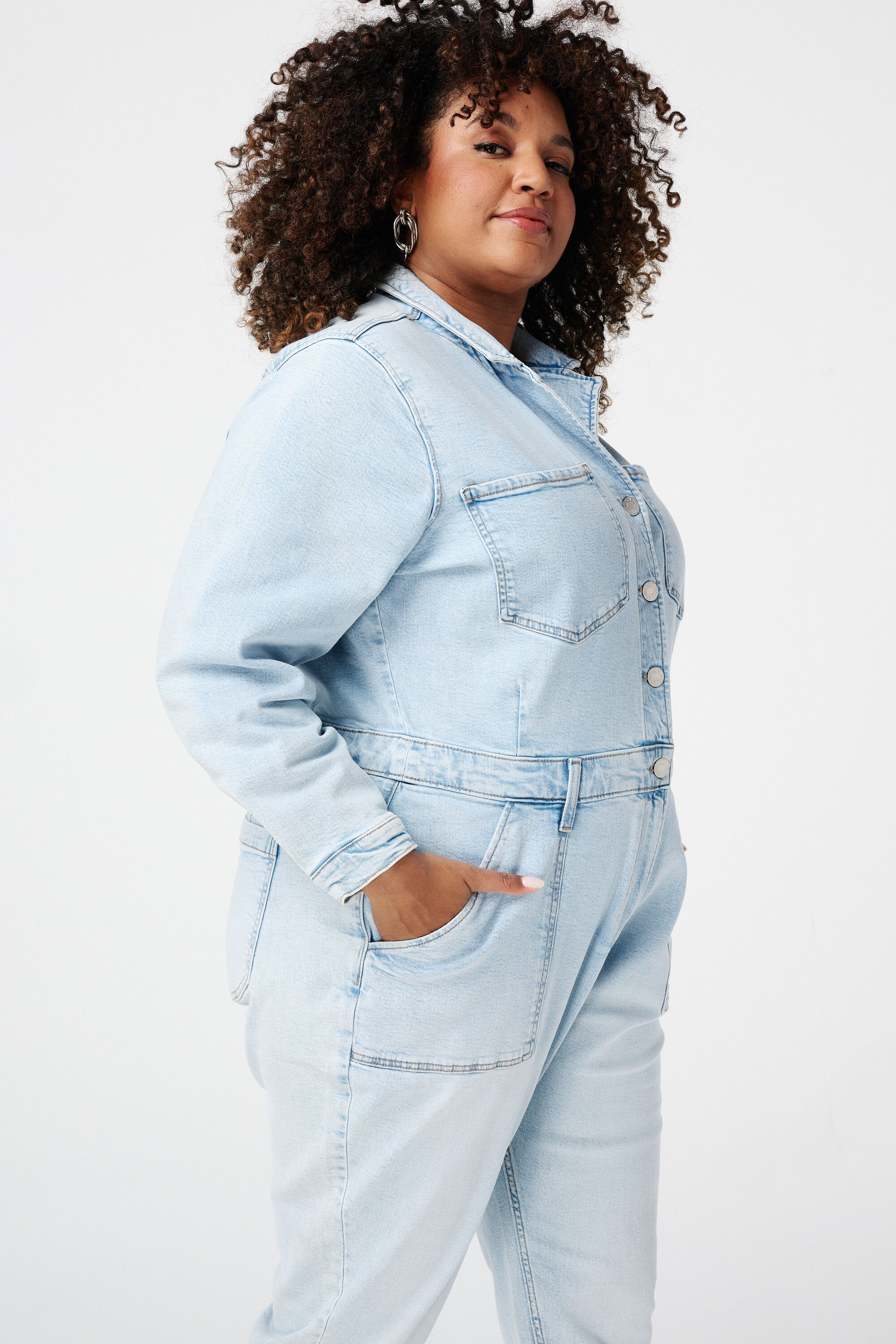 Denim jumpsuit image number 5