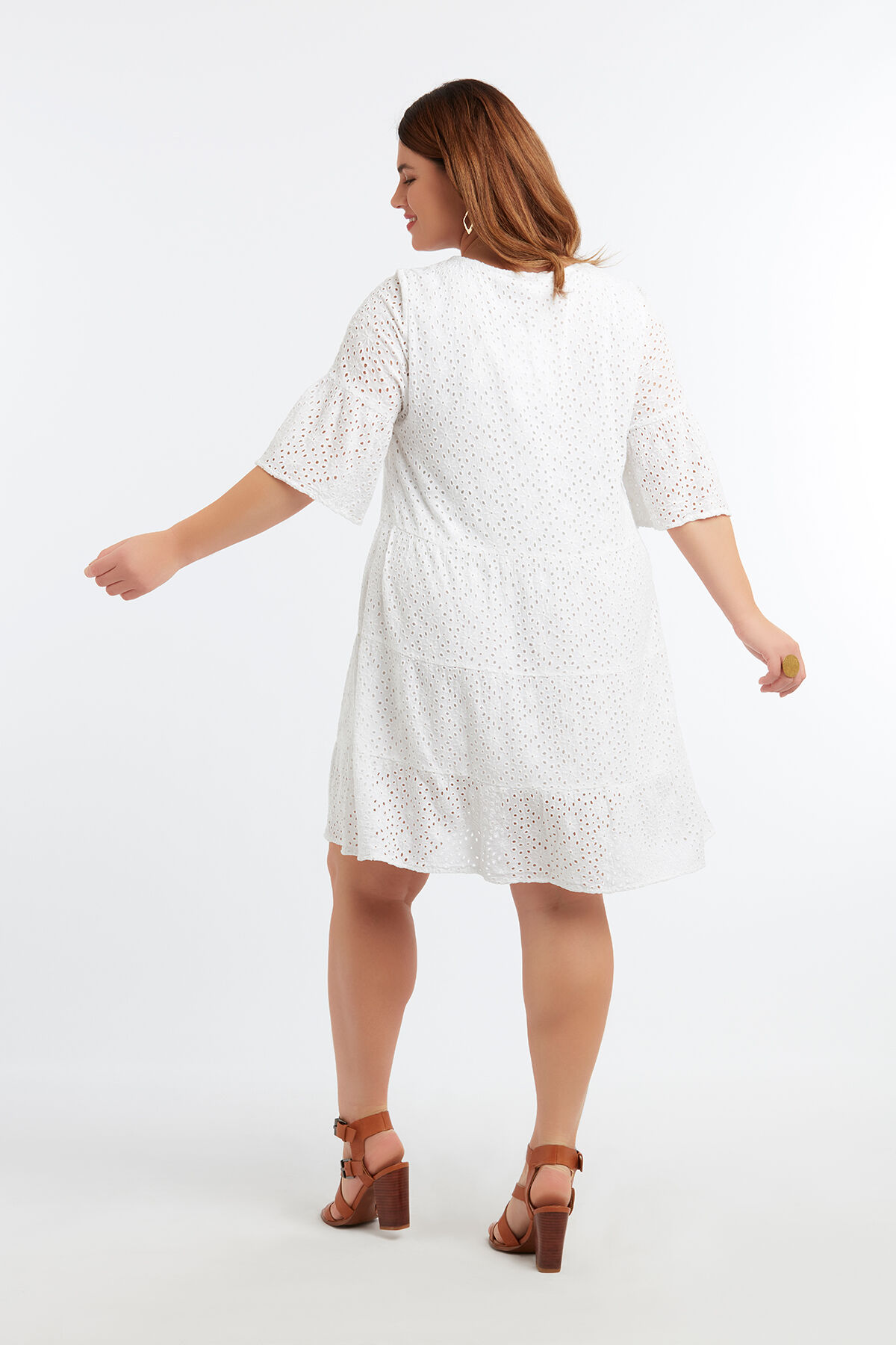 Tuniekjurk met broderie image number 4