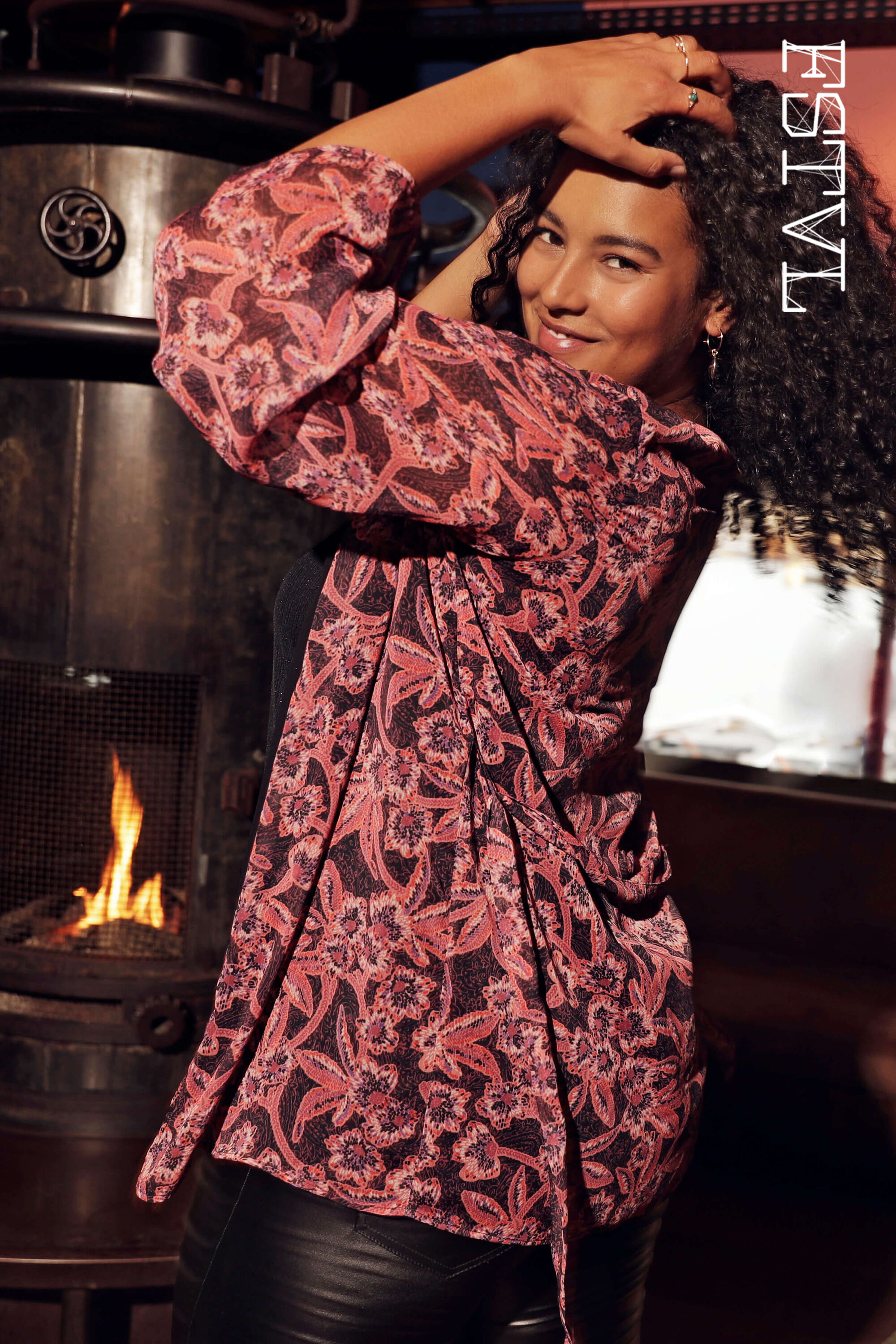 Kimono met print image number 0