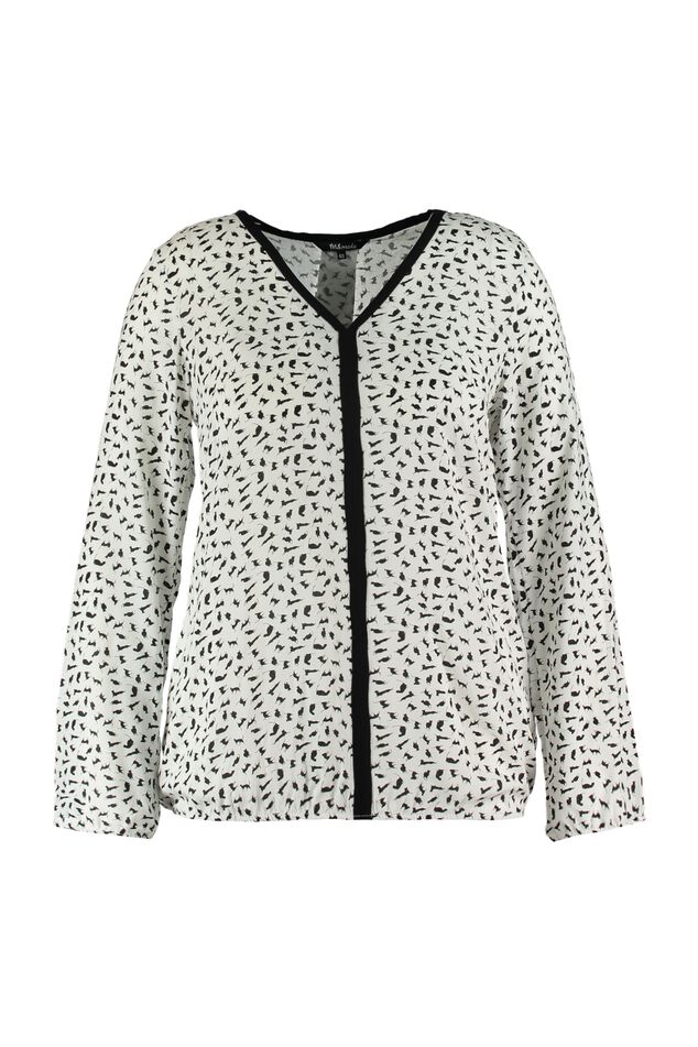 Blouse met kattenprint image number 1
