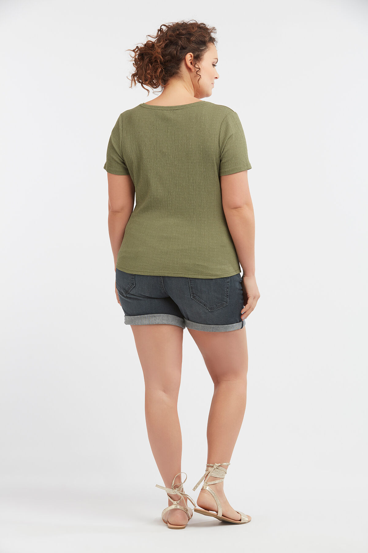 Denim short image number 5