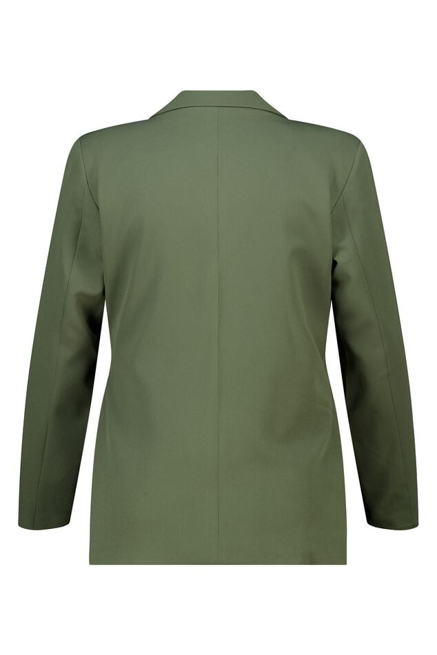 Overslag blazer met strikceintuur image number 2