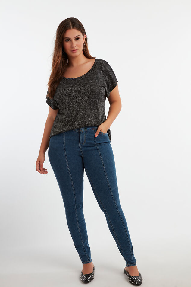Skinny leg high waist jeans image number 0