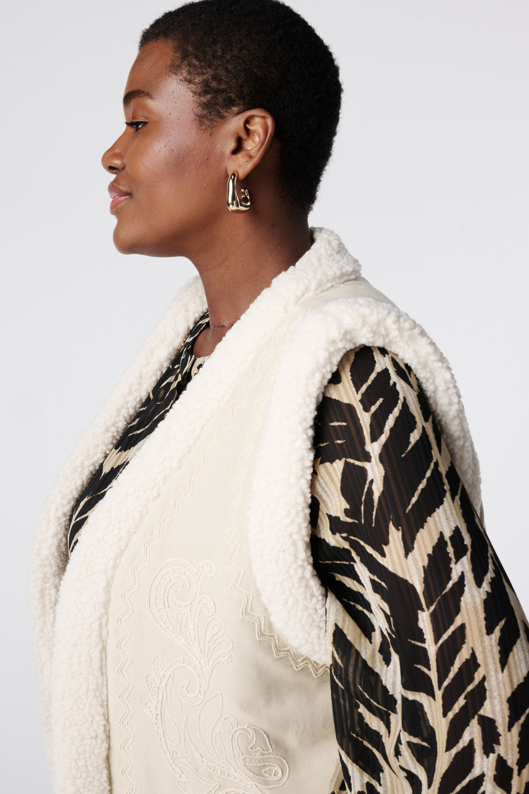 Gilet met teddy voering image number 4