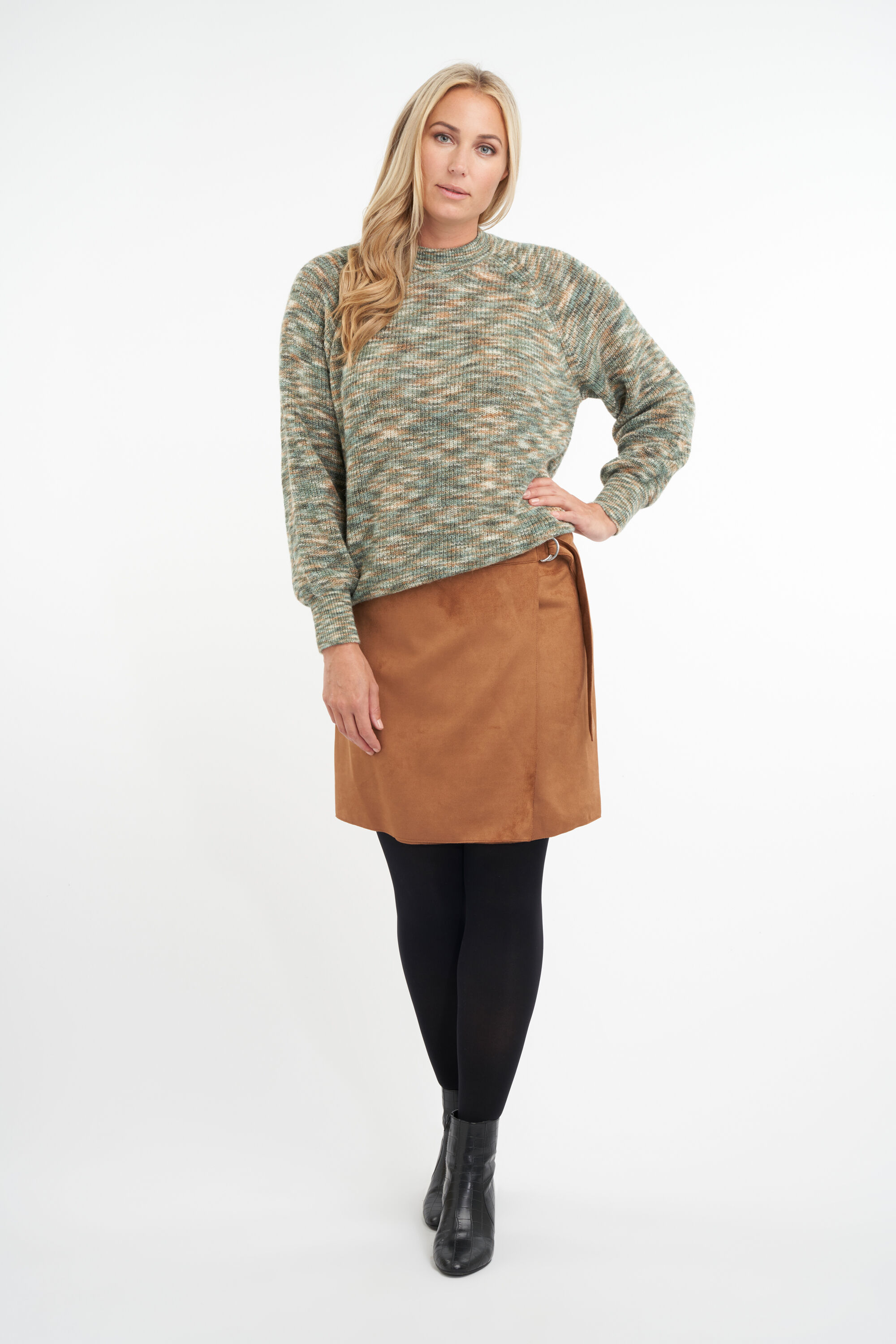 Overslag rok van suedine image number 6