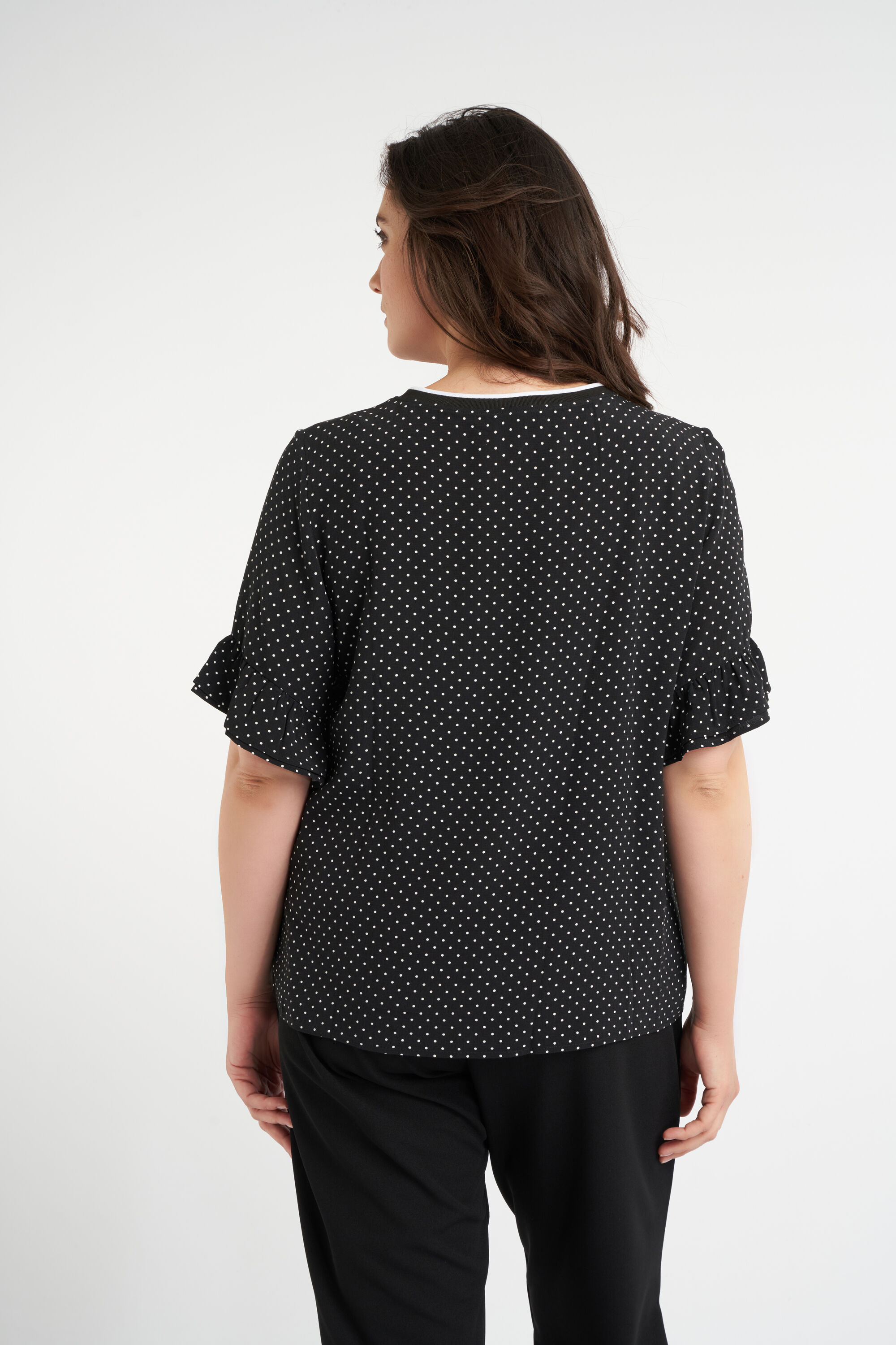 Top met ronde hals image number 3