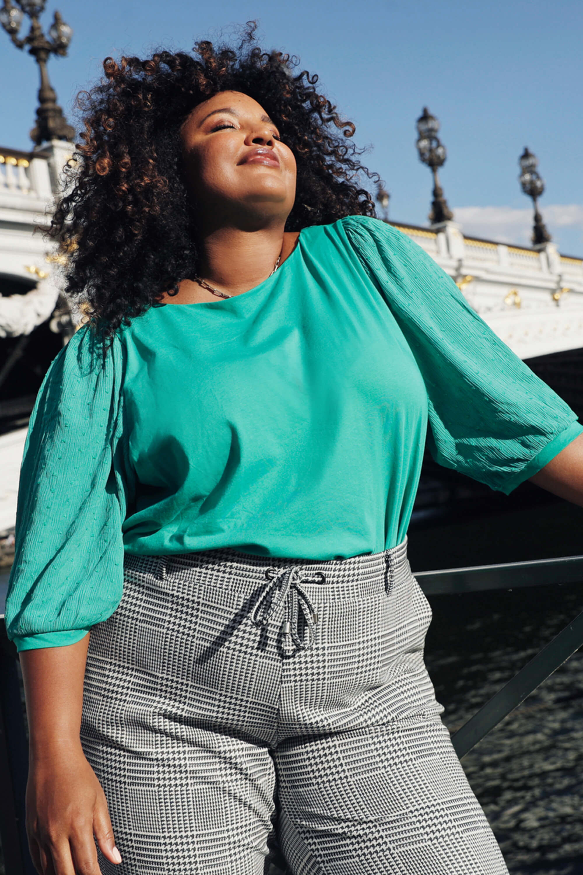 Top met pofmouwtjes image number 0