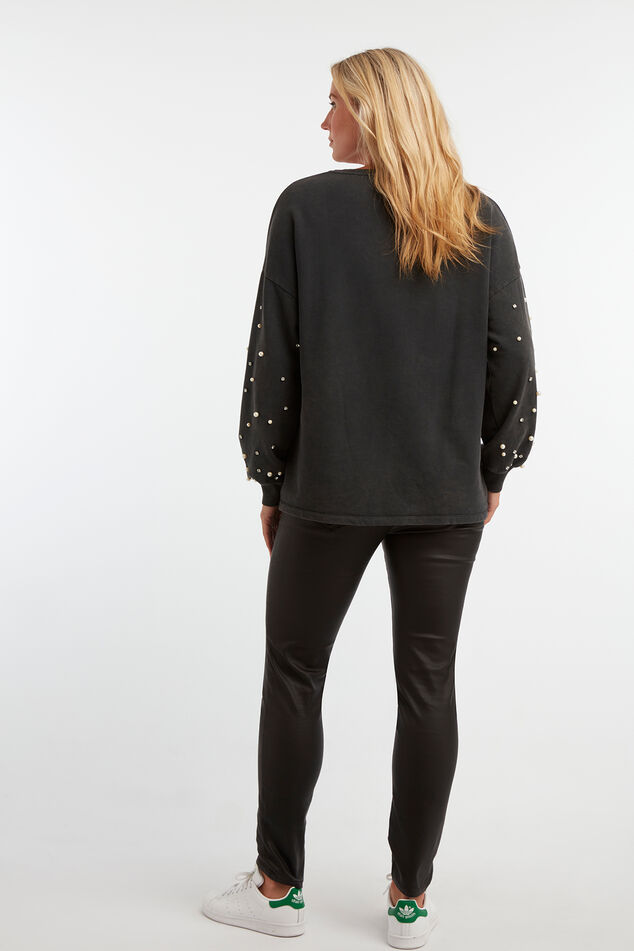 Washed sweater image number 4