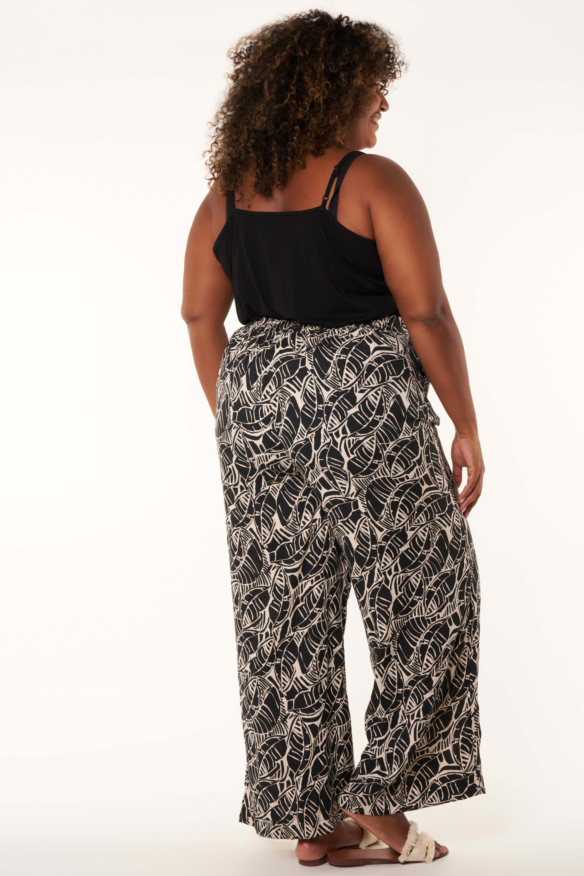 Broek met wijde pijpen image number 3