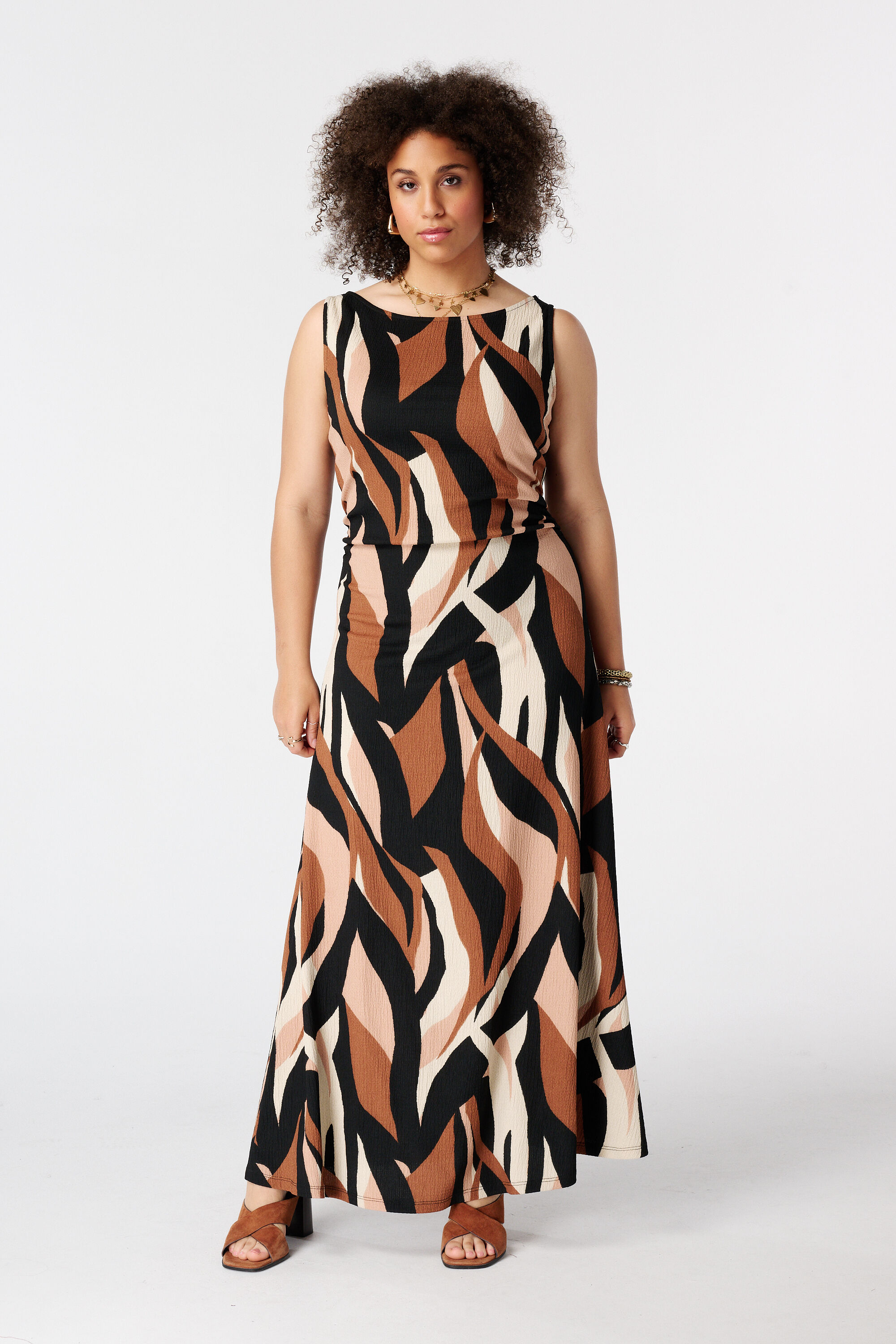 Maxi jurk met print