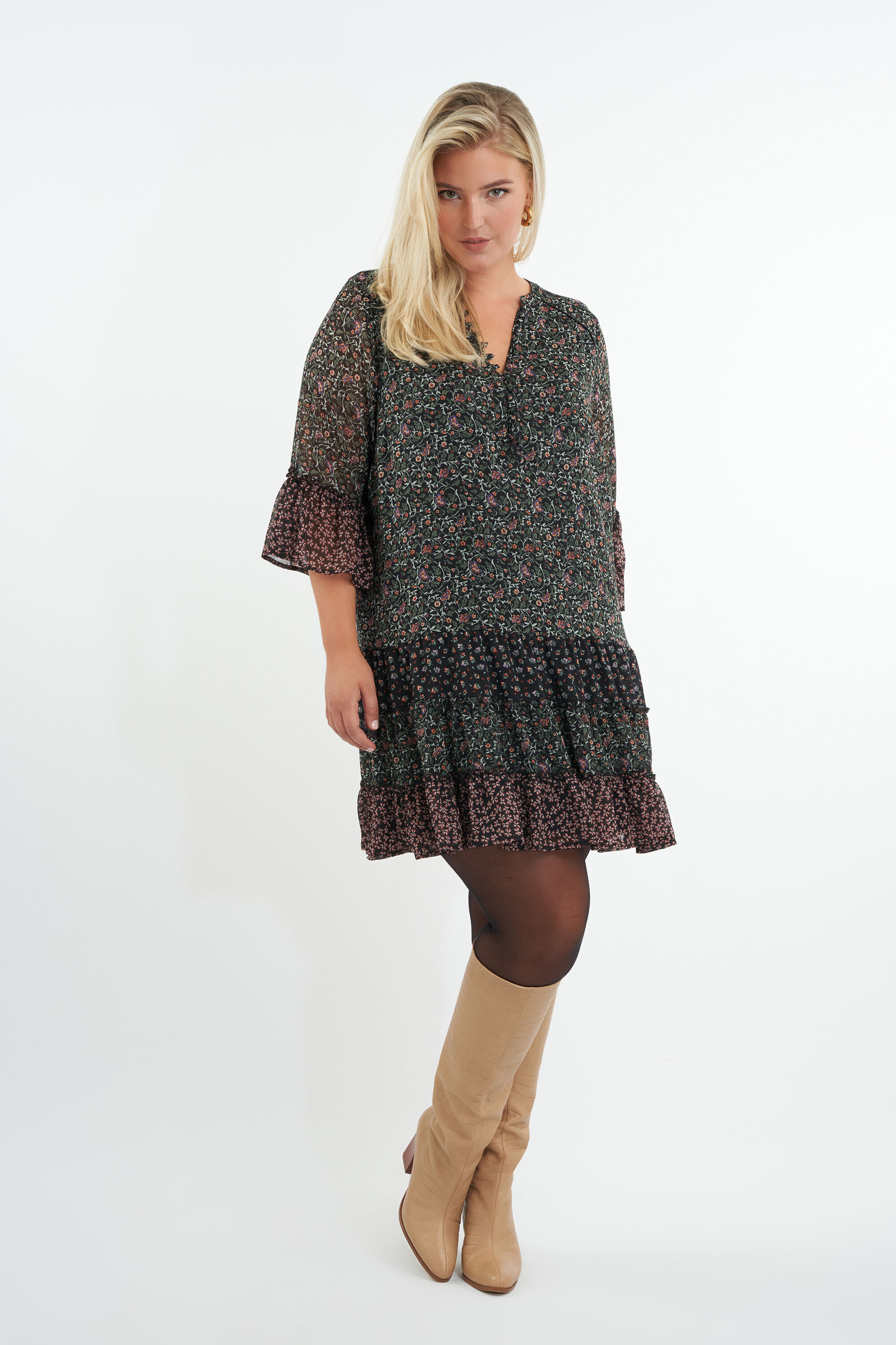 Jurk met print image number 5