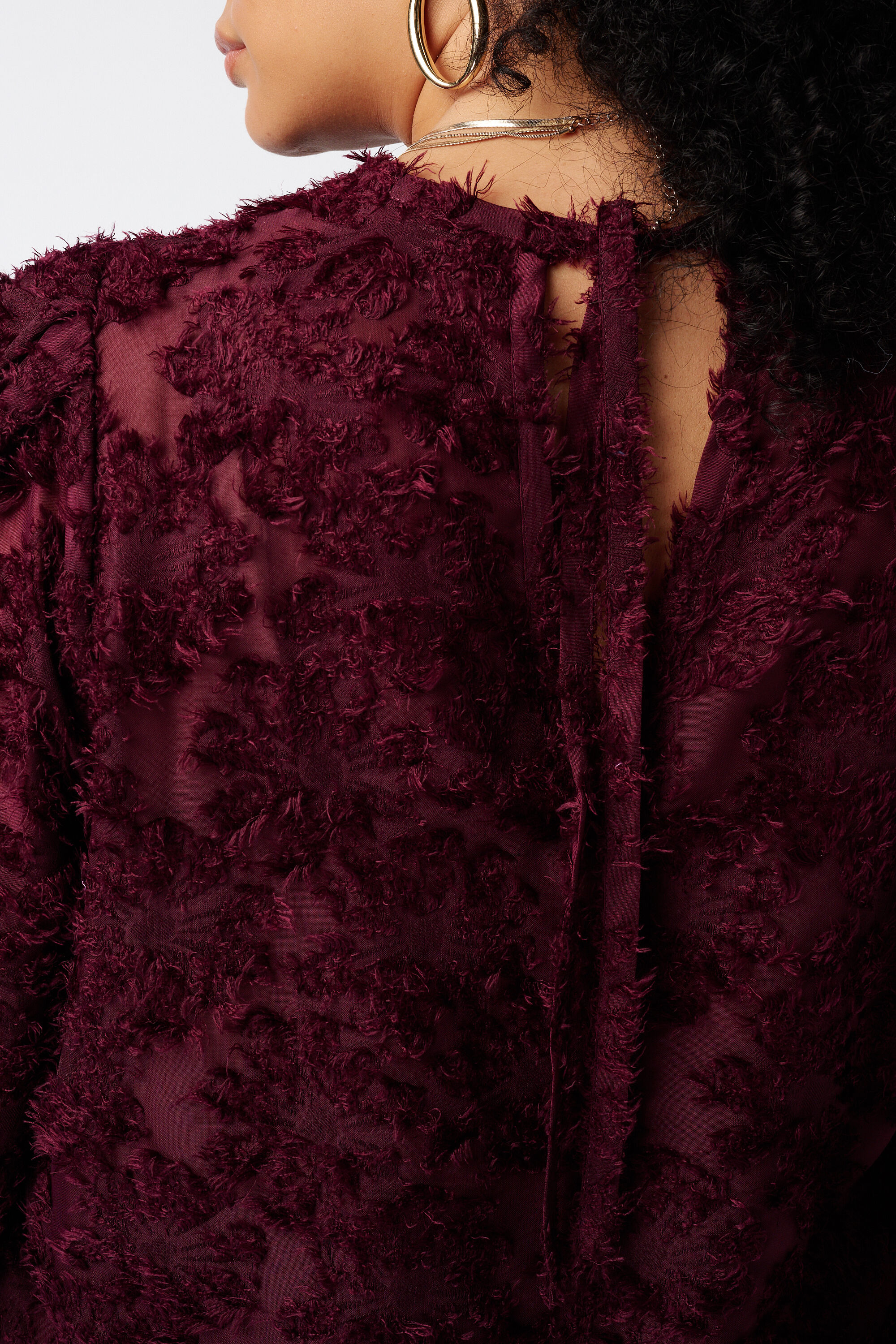 Blouse met ballonmouwen image number 6