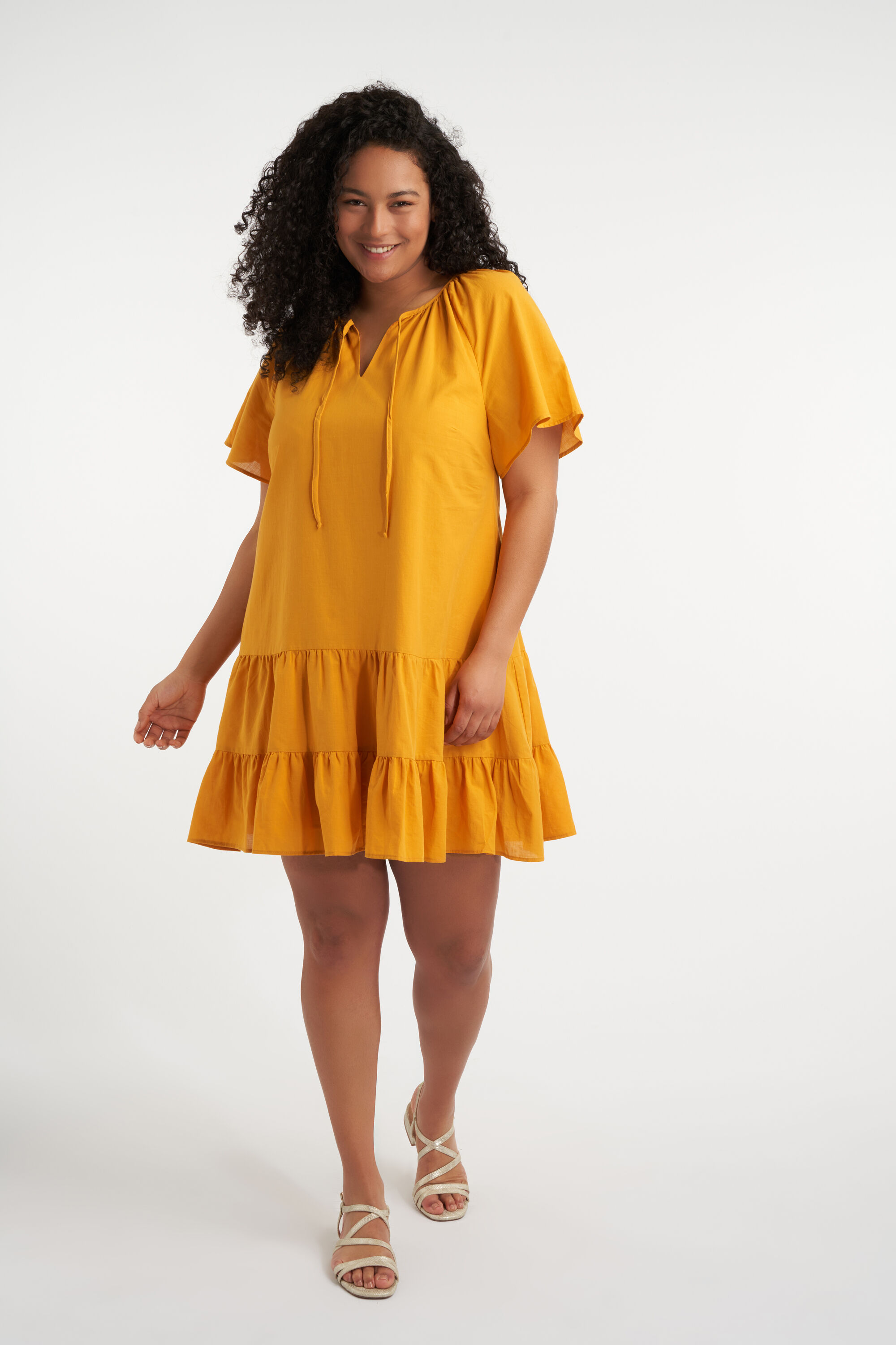 A lijn jurk korte mouw new arrivals