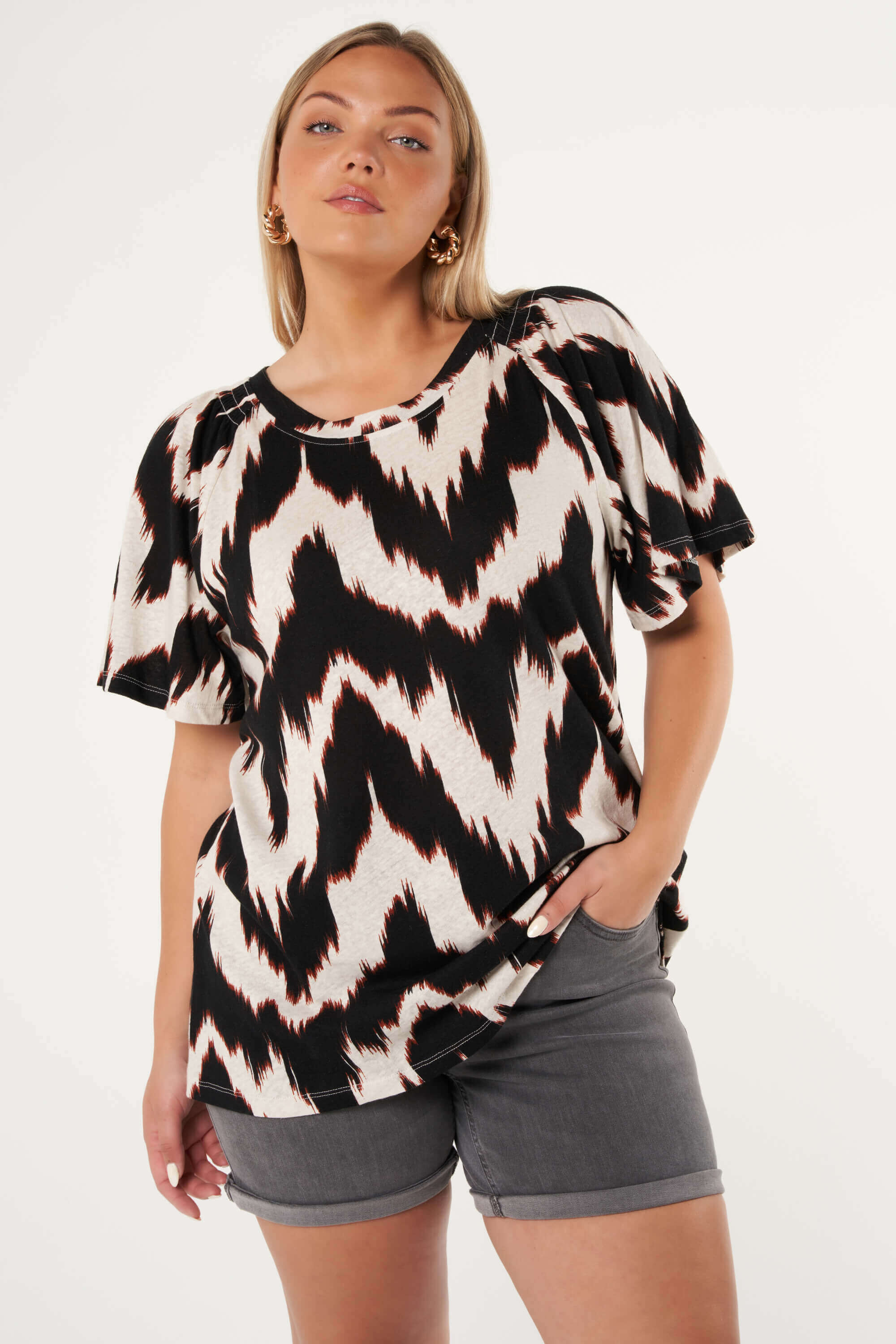 Top met linnen image number 6