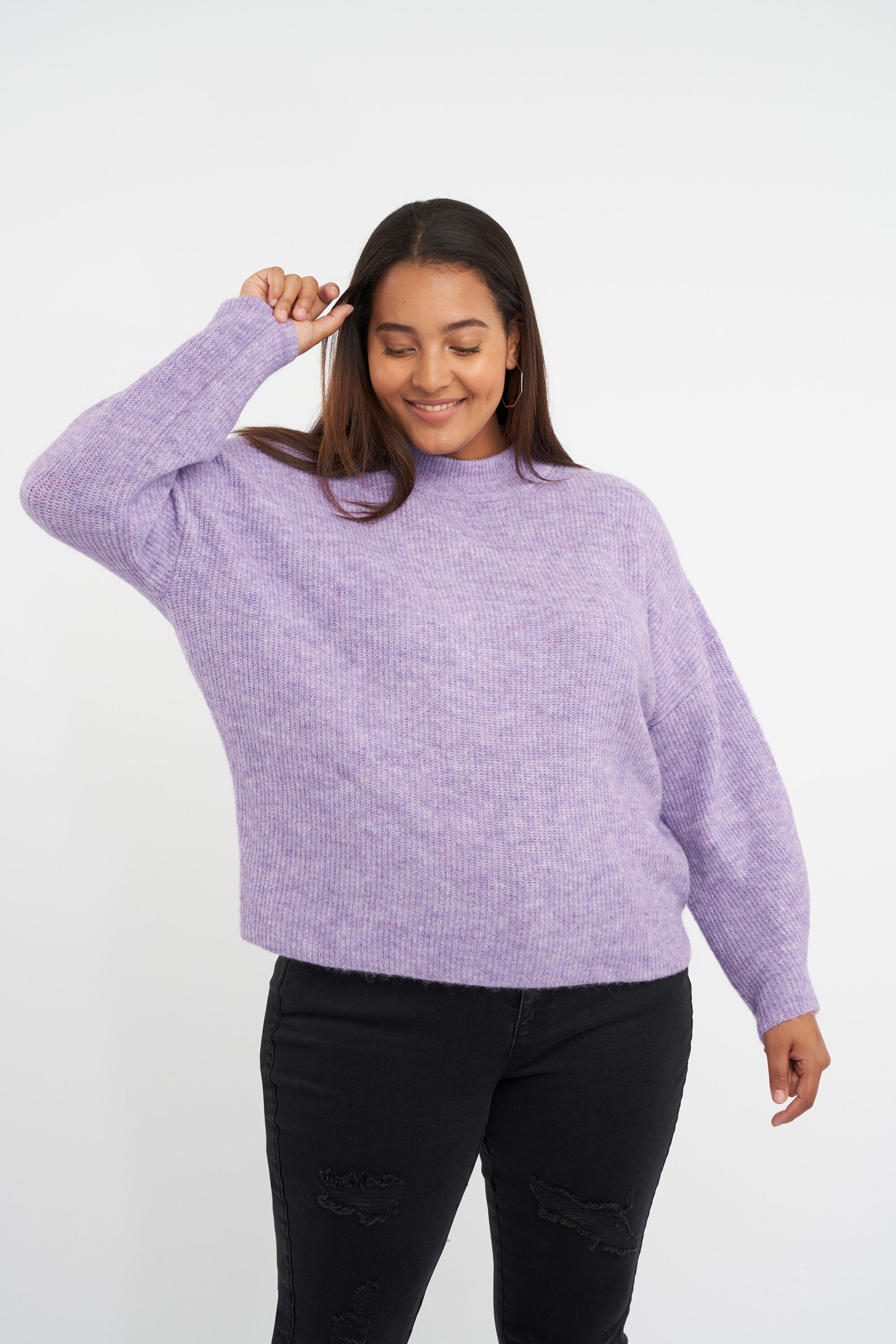 Grofgebreide trui image number 6