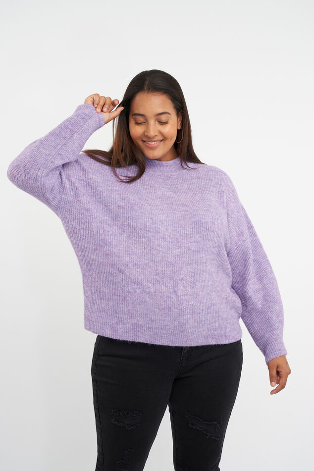 Grofgebreide trui image number 6