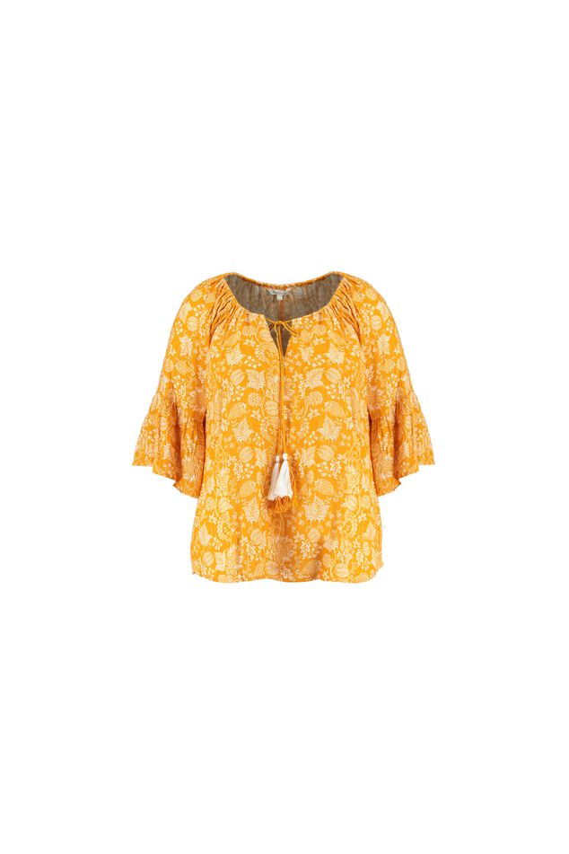 Blouse met klokmouw image number 1