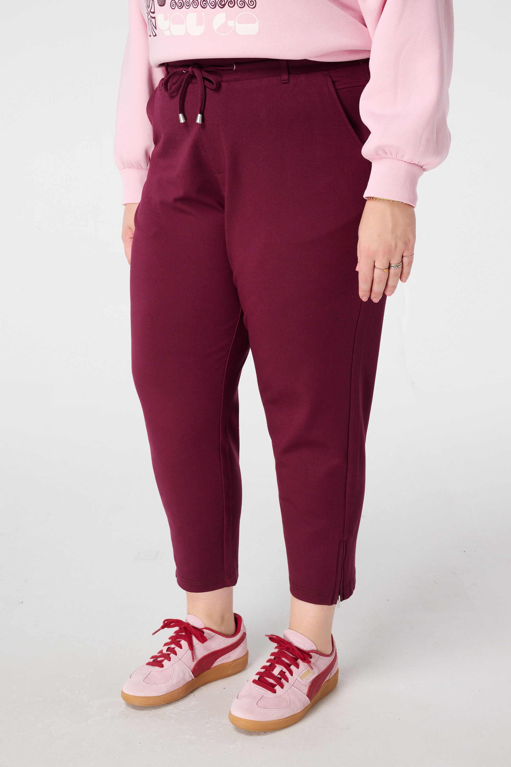 Broek met elastische tailleband image number 5