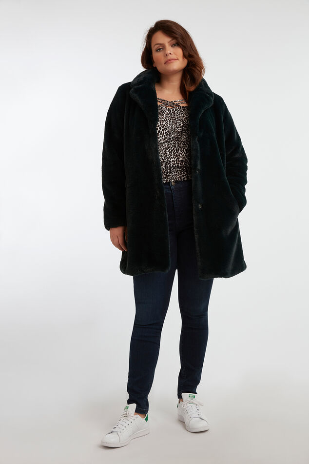 Imitatie bontjas image number 0