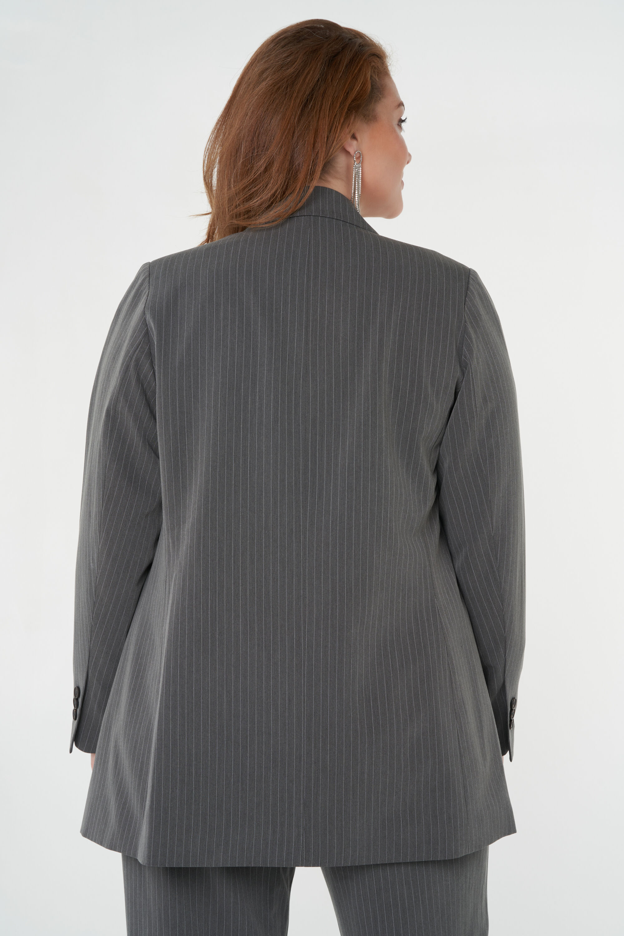 Blazer met krijtstrepen image number 4