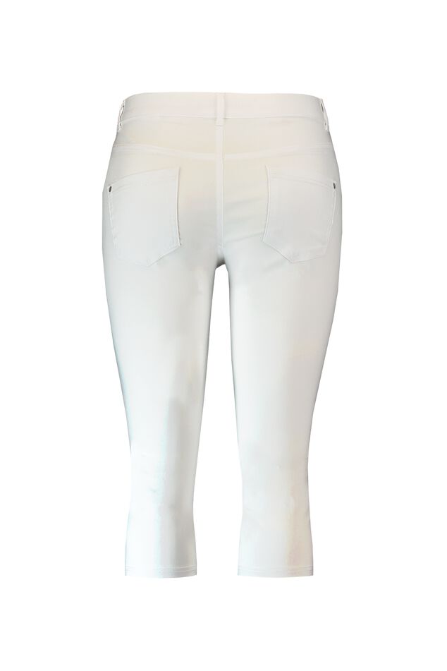 Capri broek met ritsjes image number 2