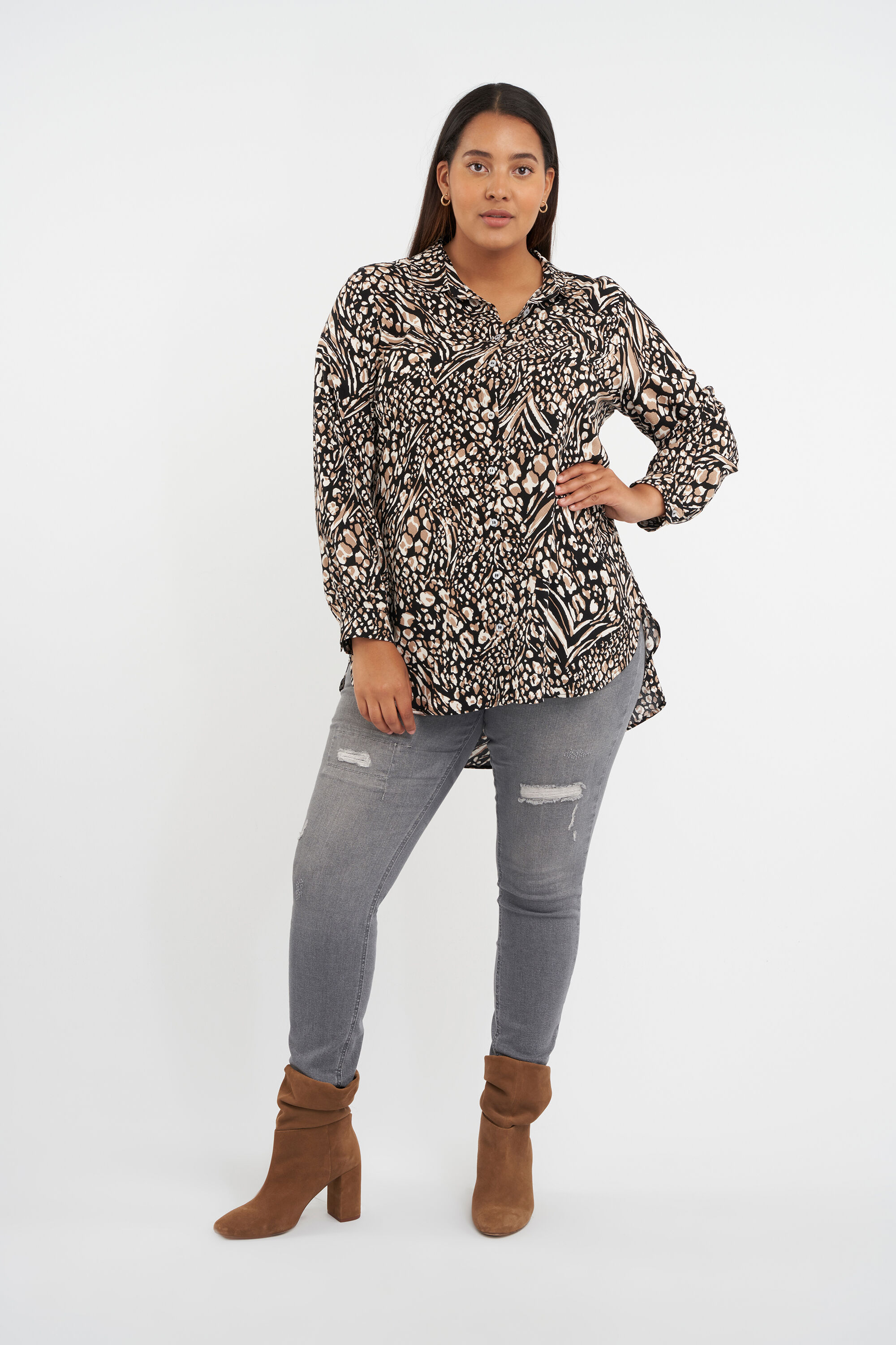 Blouse met print image number 5