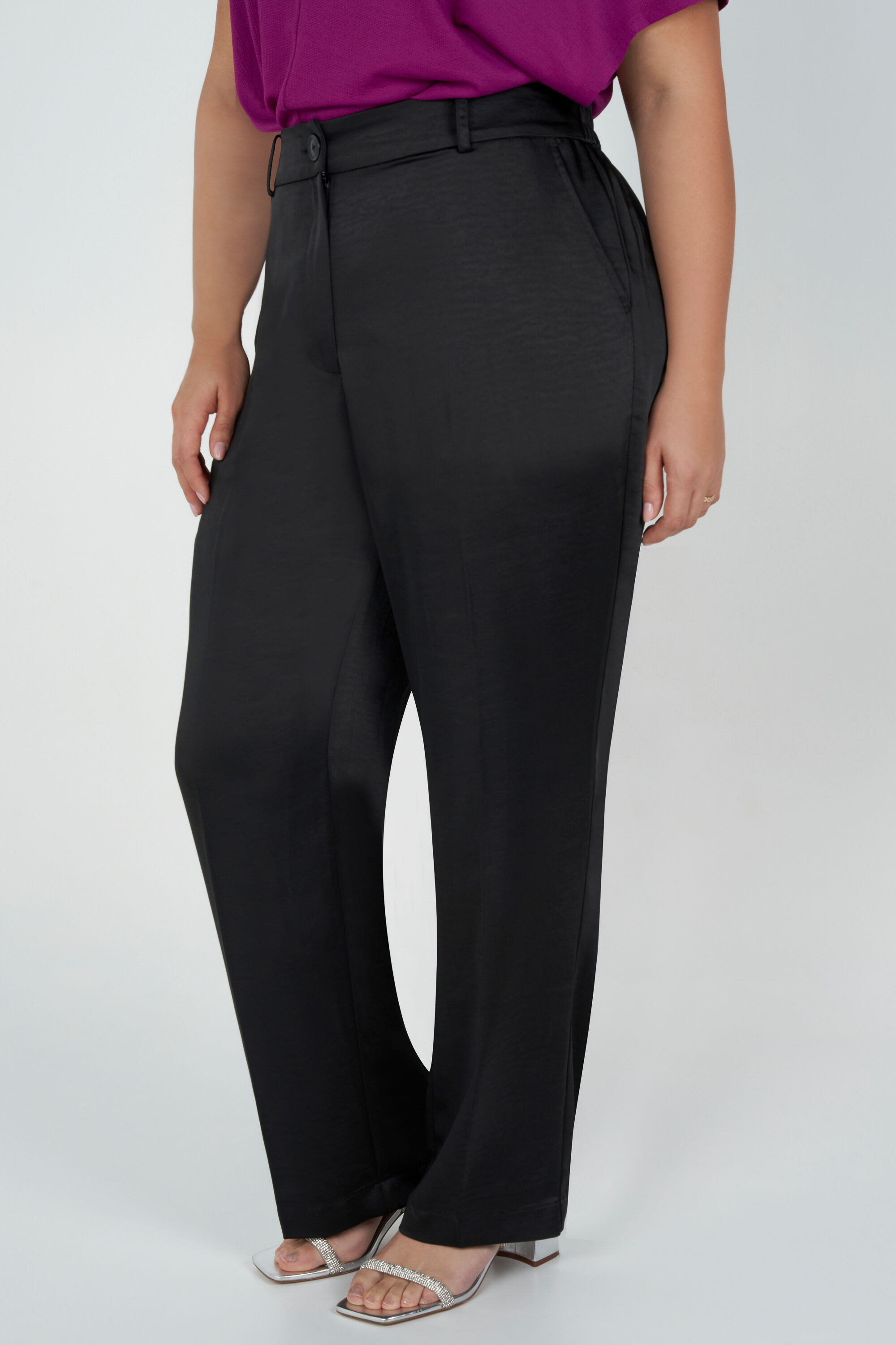 Satijnen pantalon image number 5