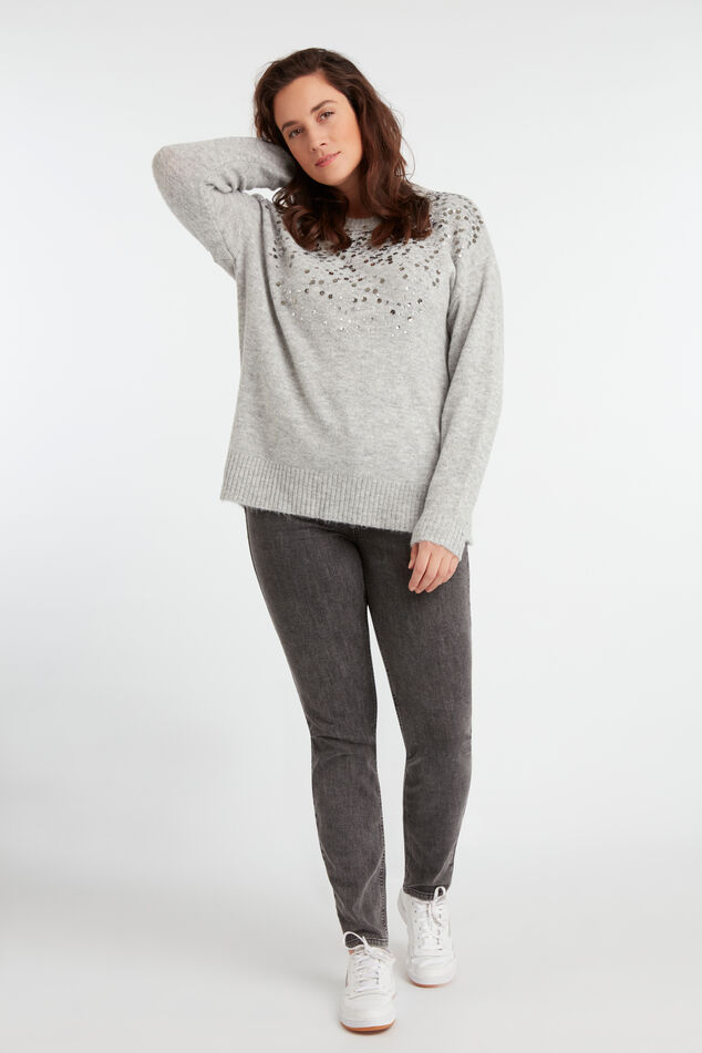 Trui met pailletten image number 0