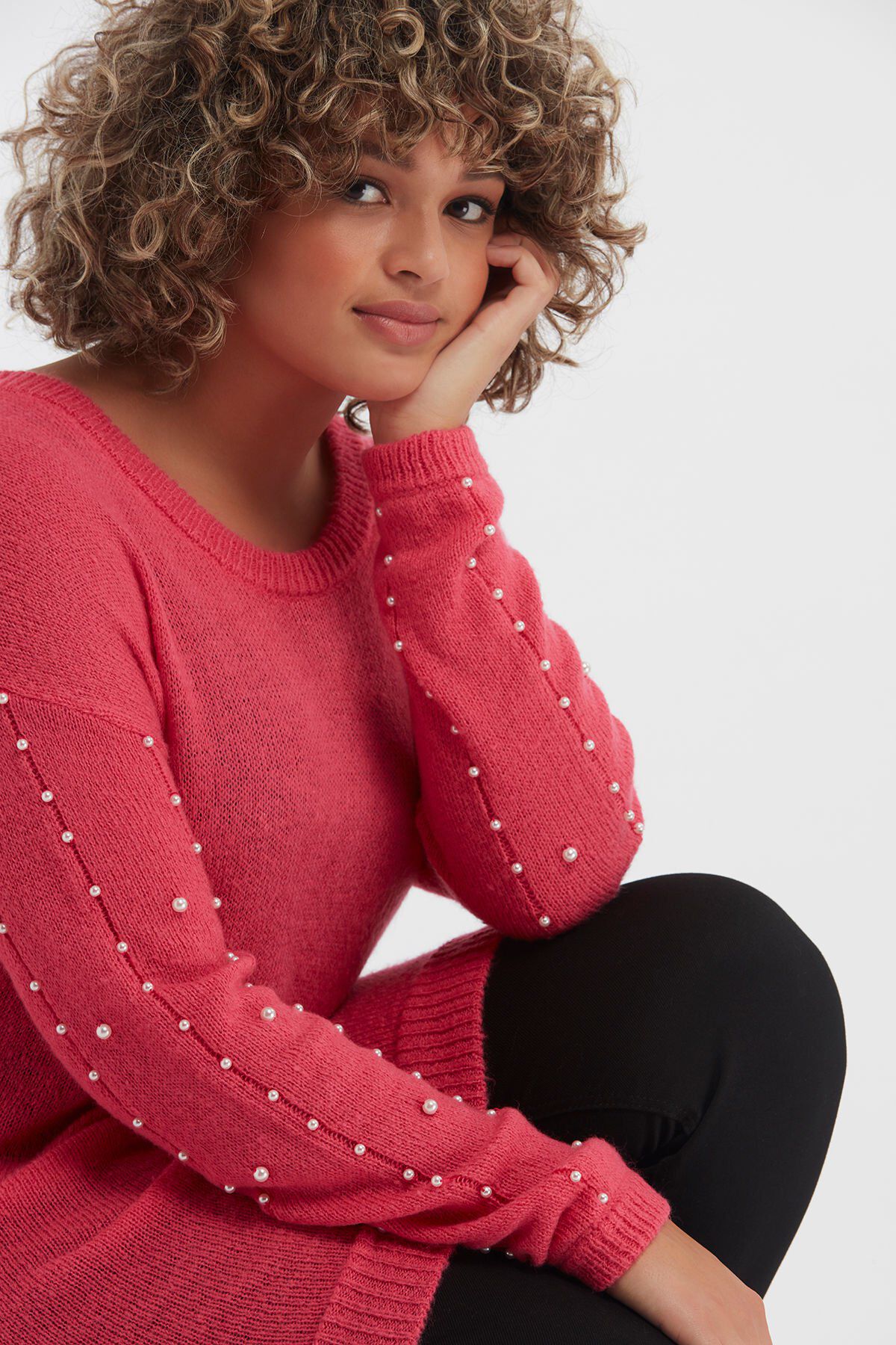 Trui met strikdetail  image number 3