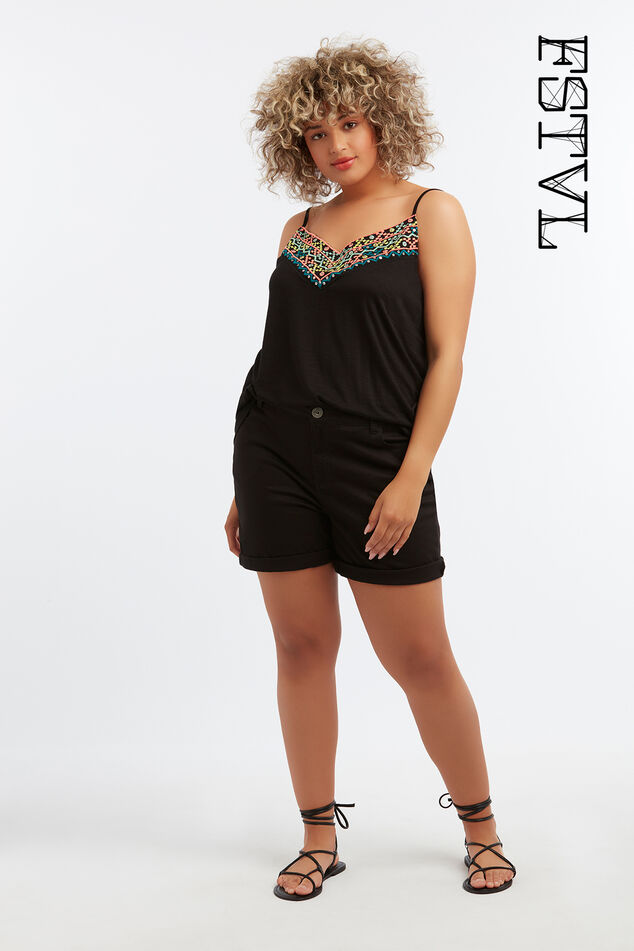 Top met embroidery image number 0