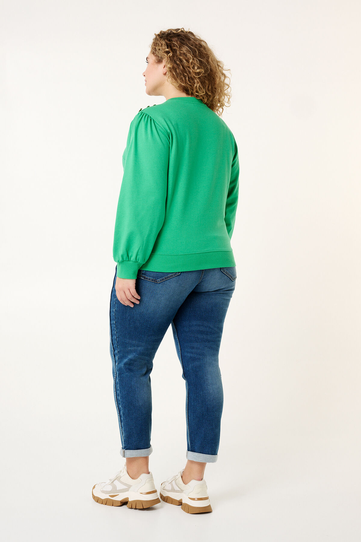 Sweater "Paris" met knopen op de schouder image number 3