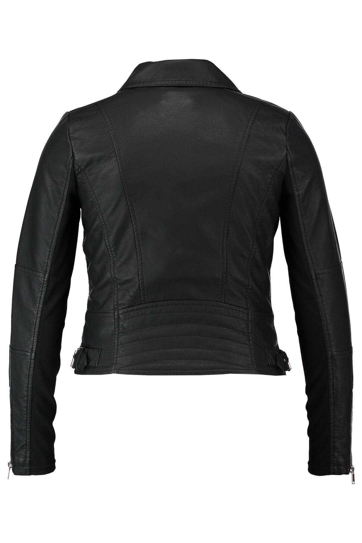 Imitatieleren jasje met studs image number 2