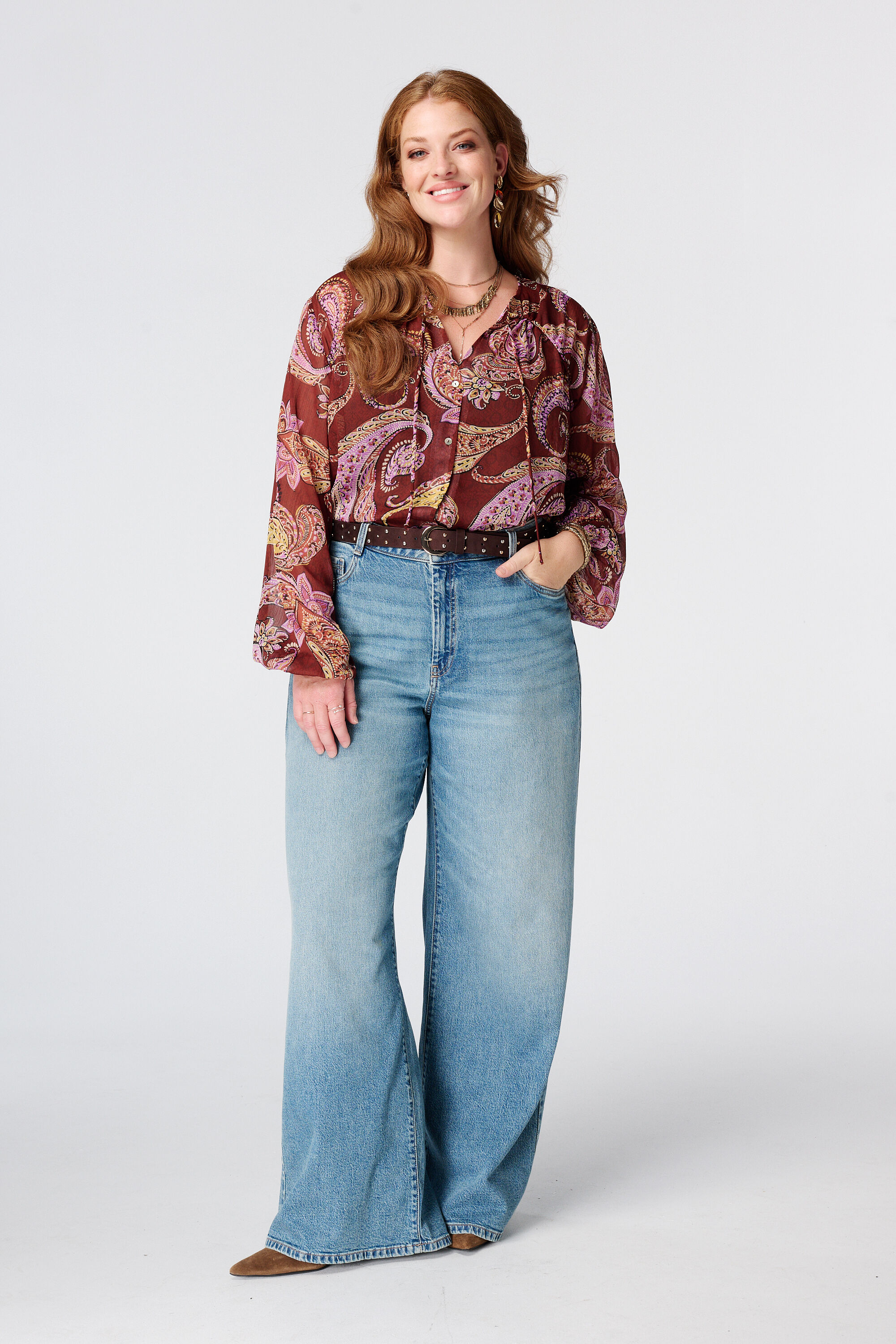 Blouse met paisley print image number 3