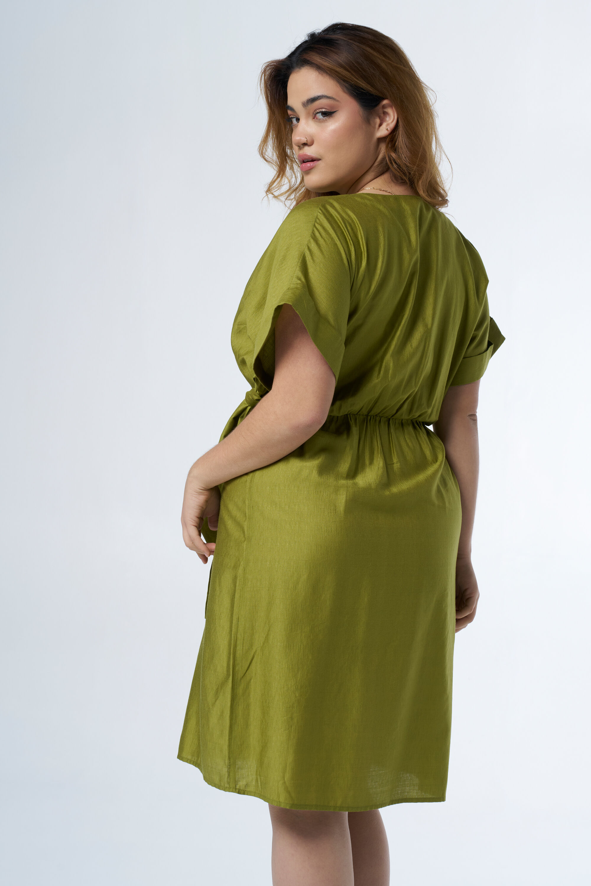 Jurk met strikdetail image number 3