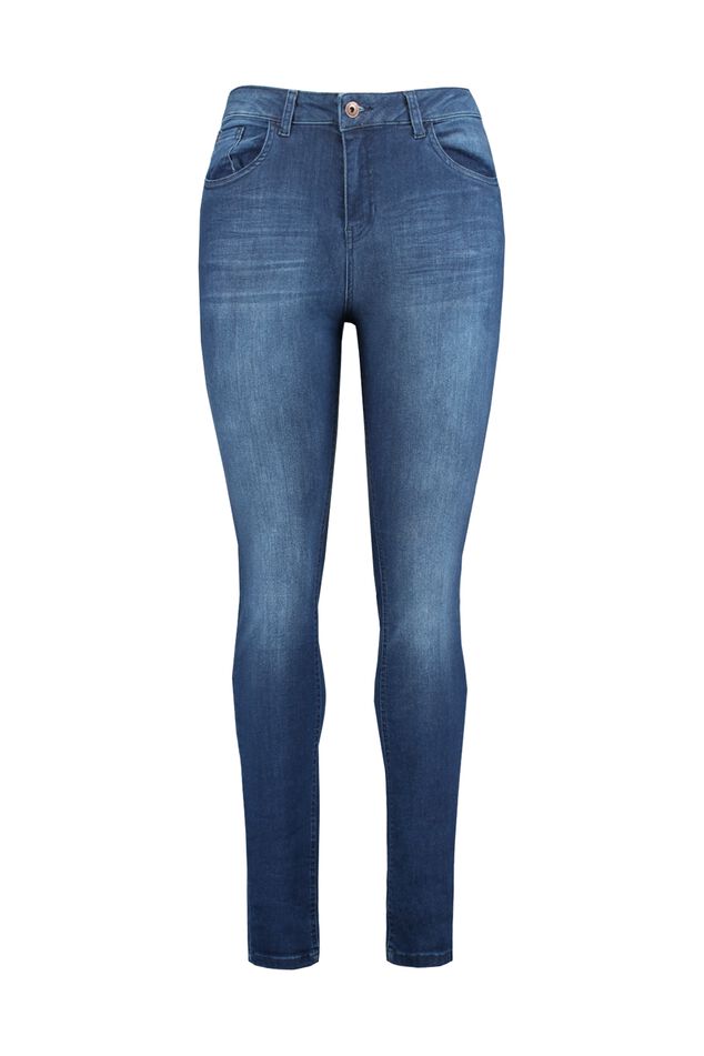 HIGH WAIST JEANS super skinny image number 1