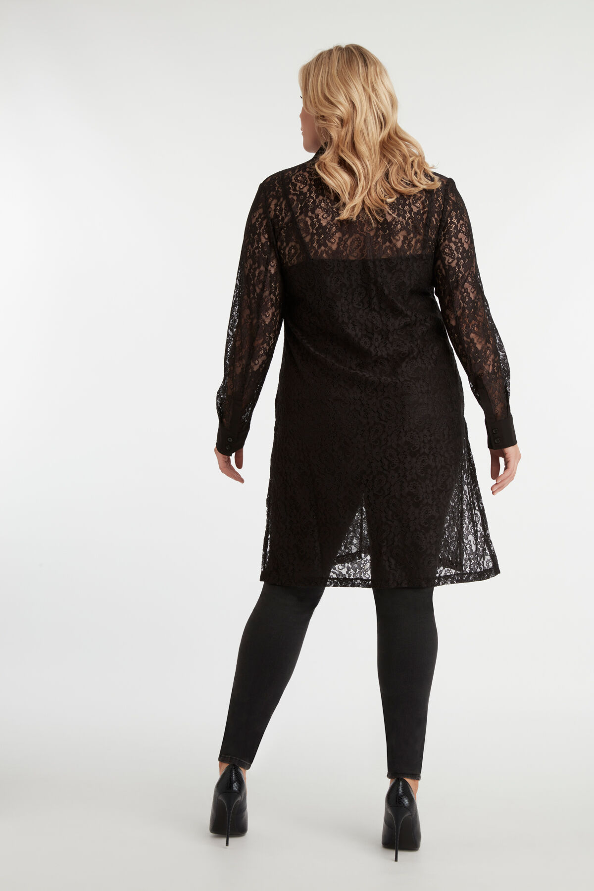 Dames Lange top met kant MS Mode