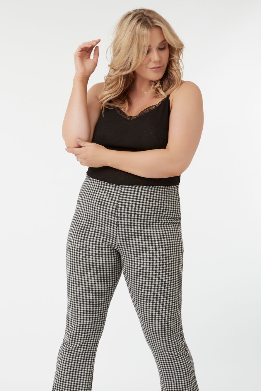 Gebreide Flared legging image number 5