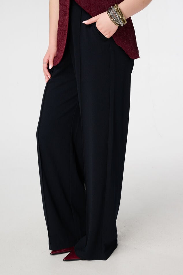 Rechtvallende broek met stretch image number 5