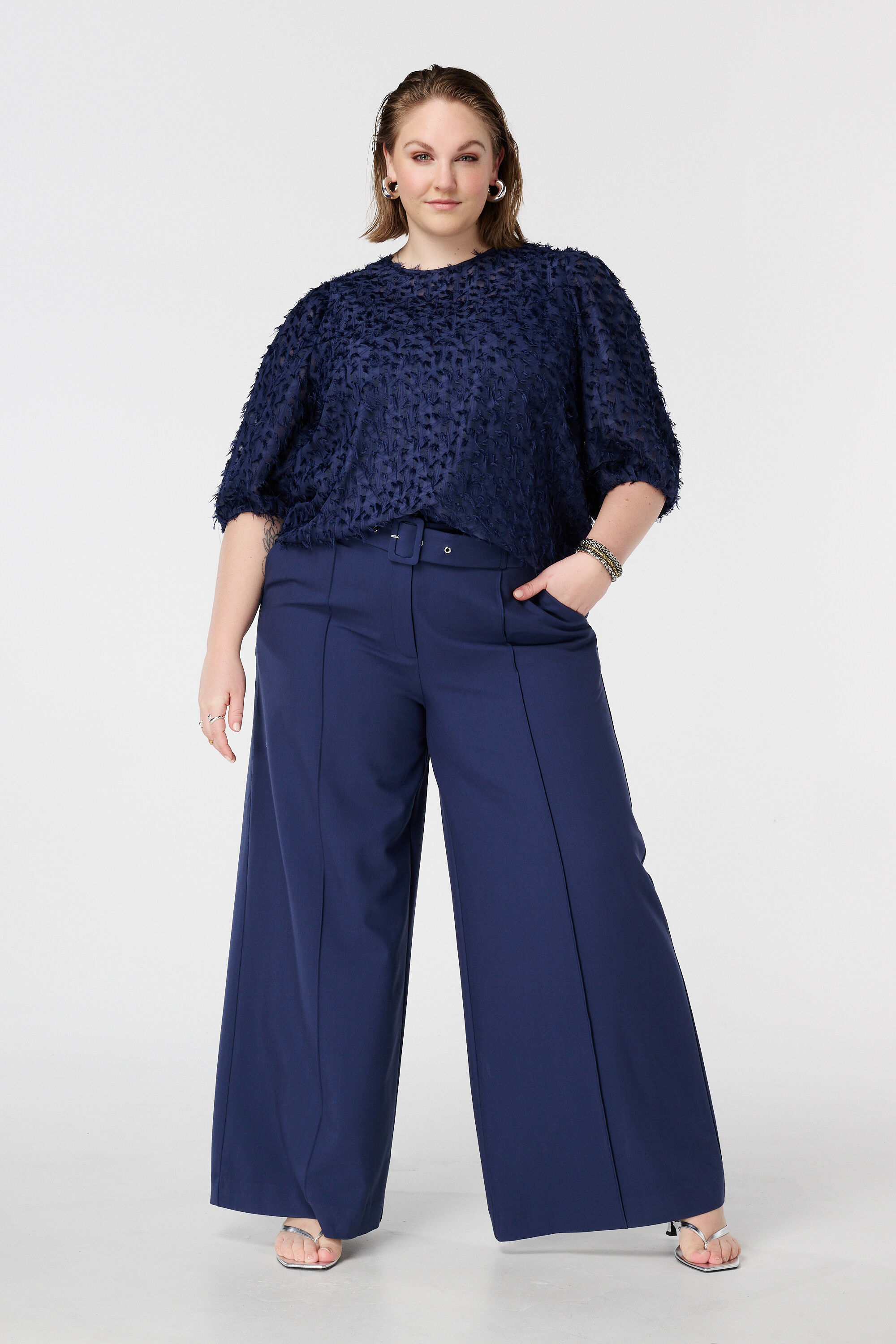 Top met structuur image number 5