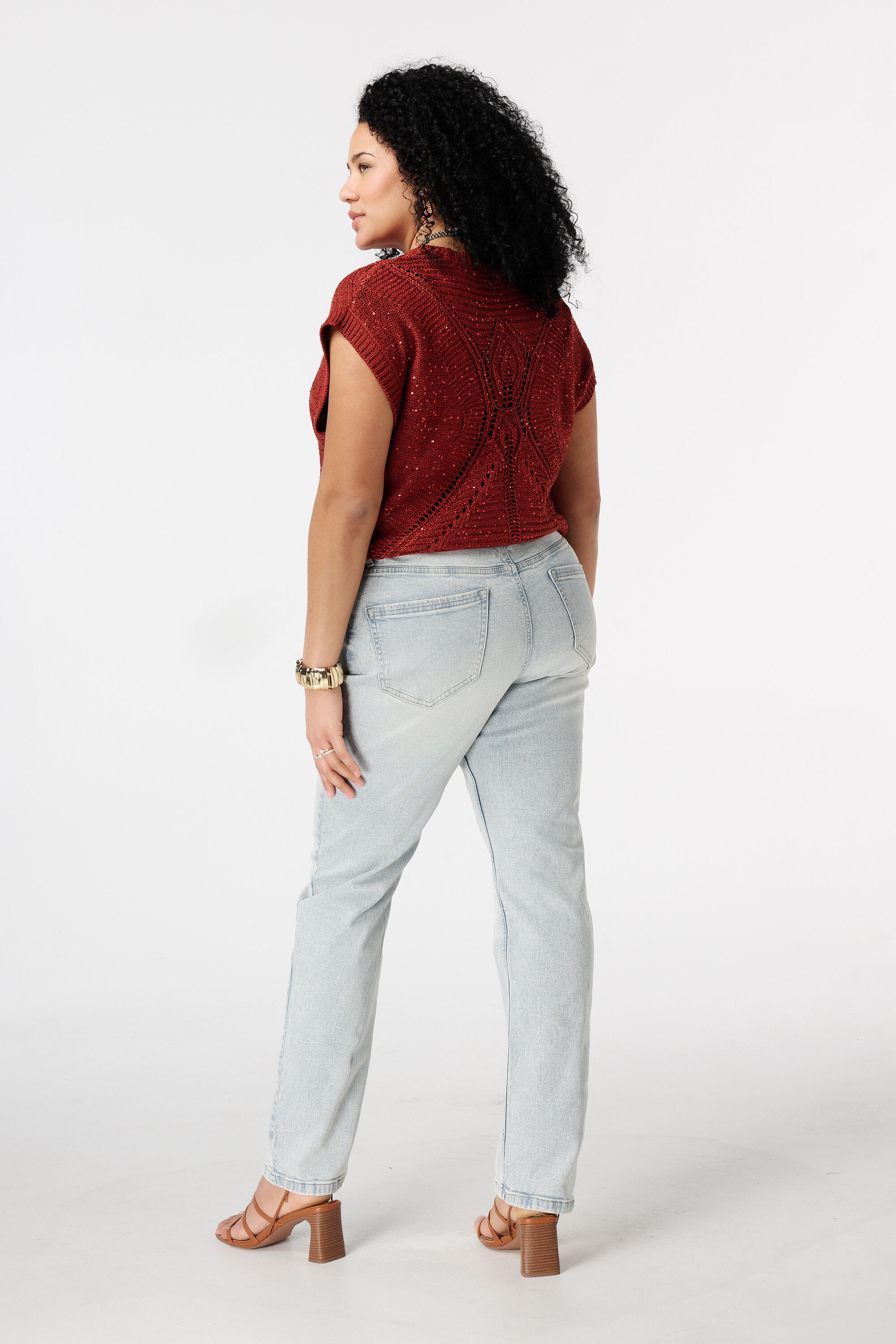 Straight leg jeans LILY Lengtemaat 34 image number 3