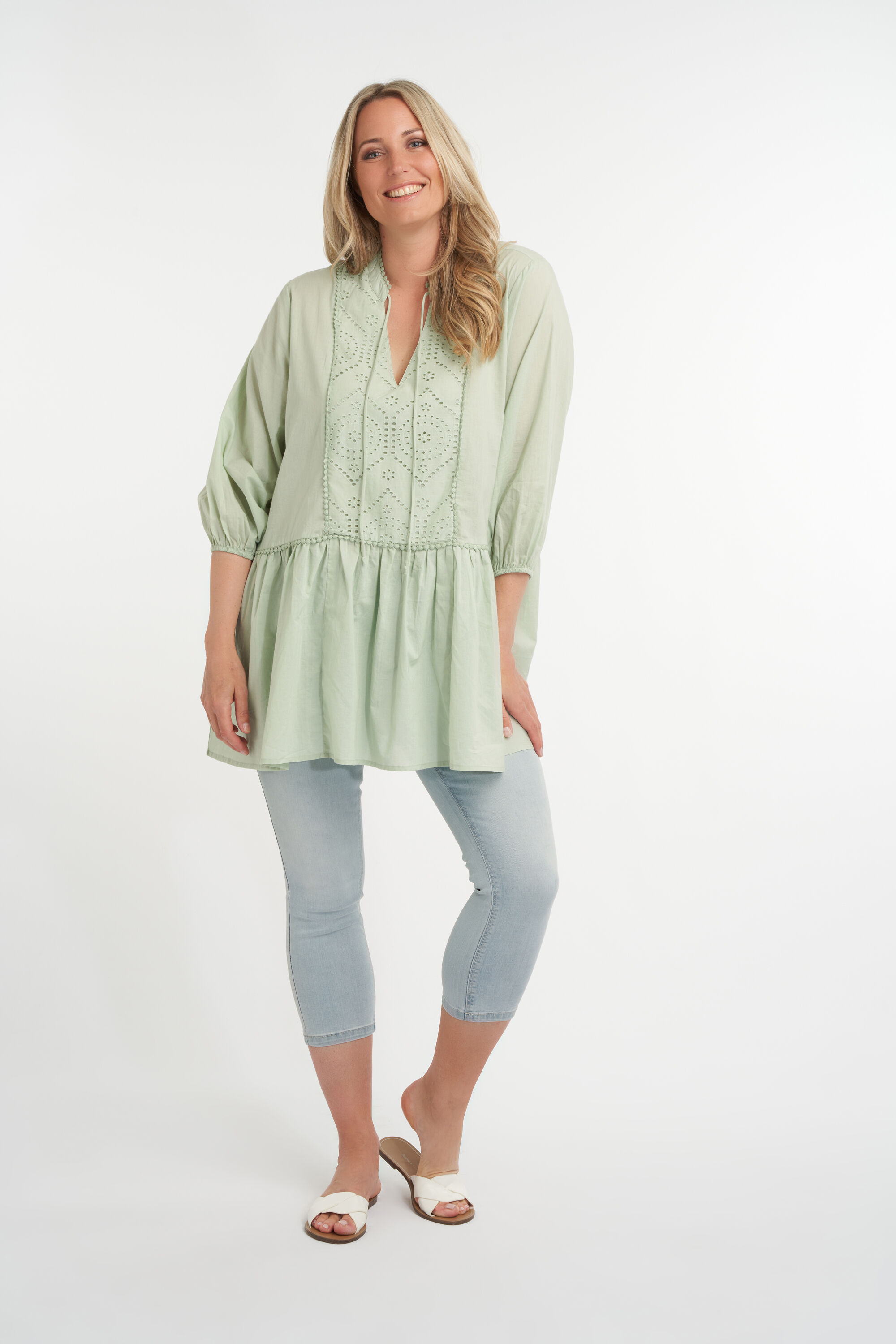 Blouse met volant image number 4