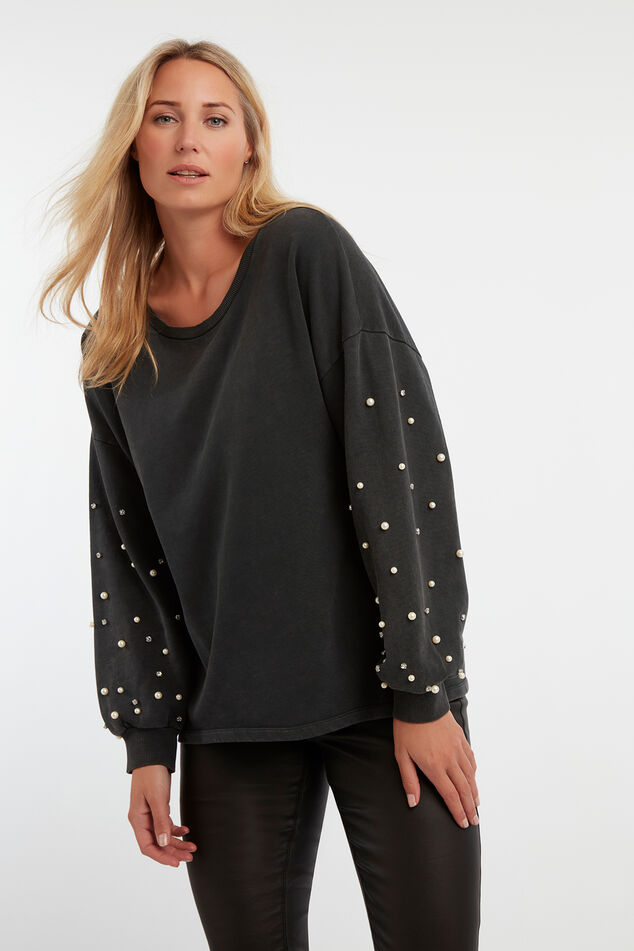 Washed sweater image number 0