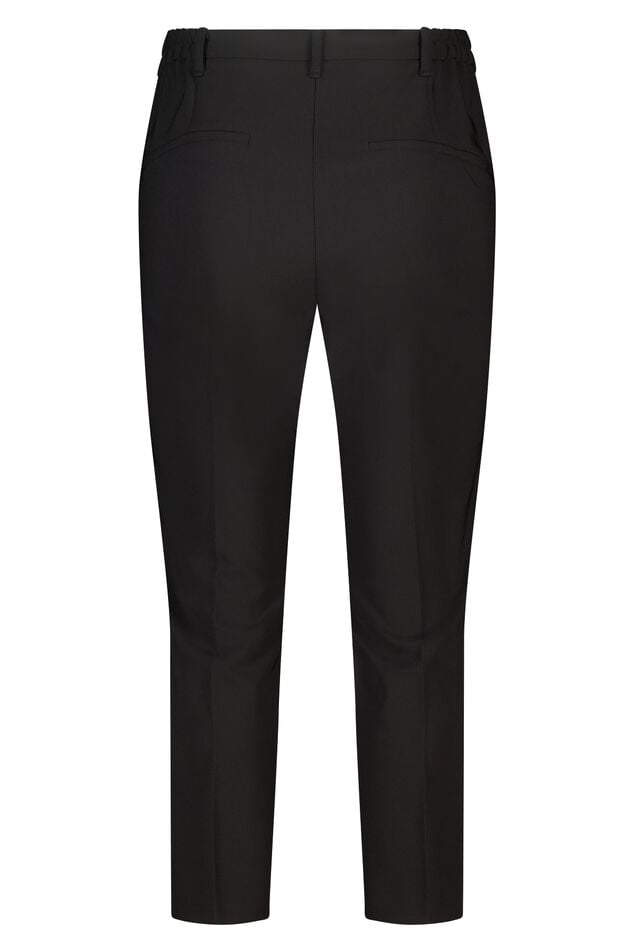 Straight leg pantalon met elastische taille image number 1