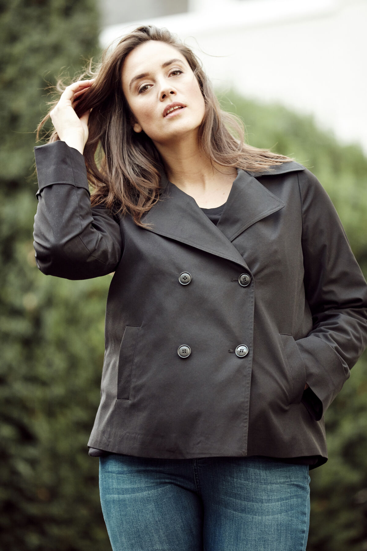 Korte trenchcoat  image number 3