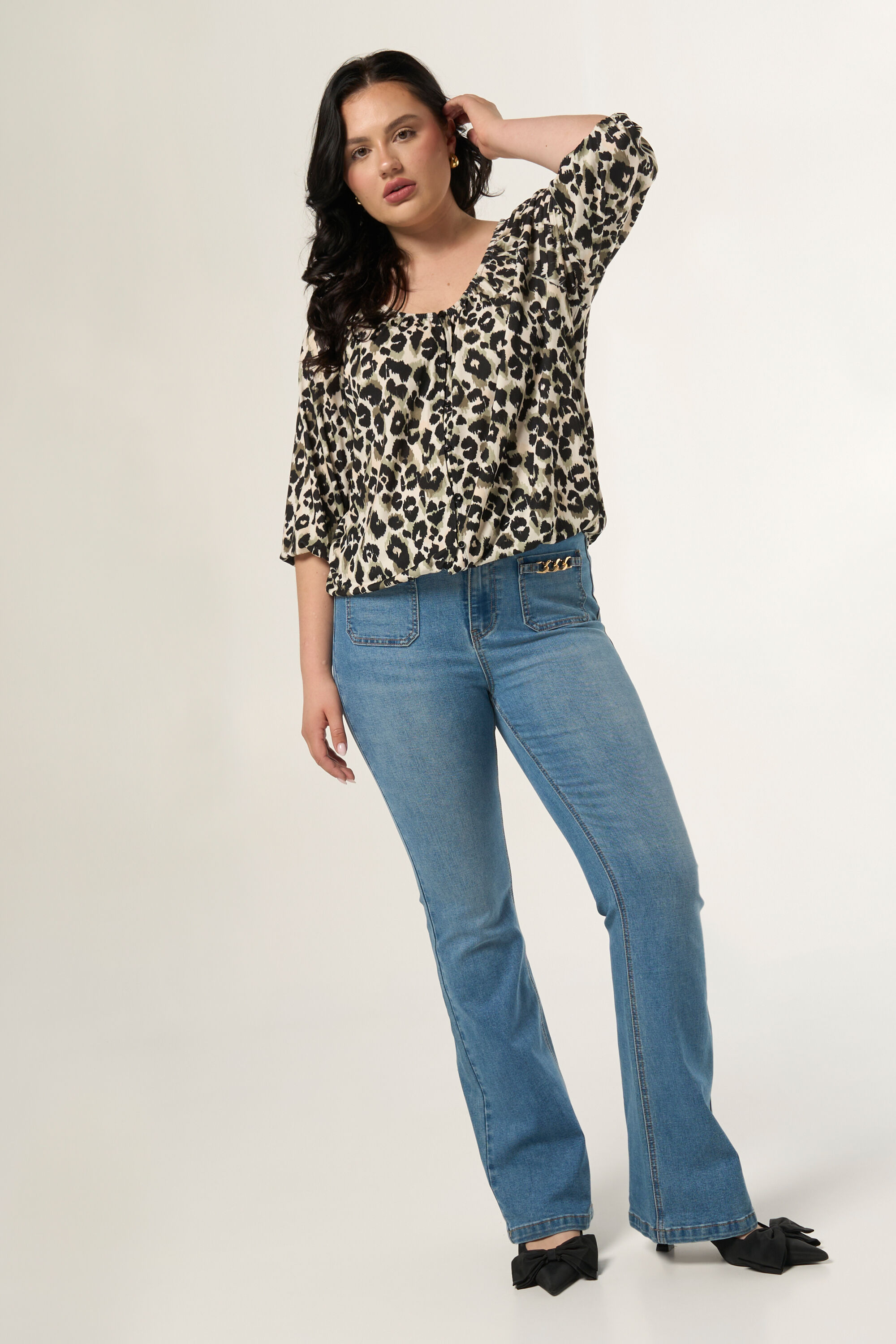 Top met panterprint image number 5