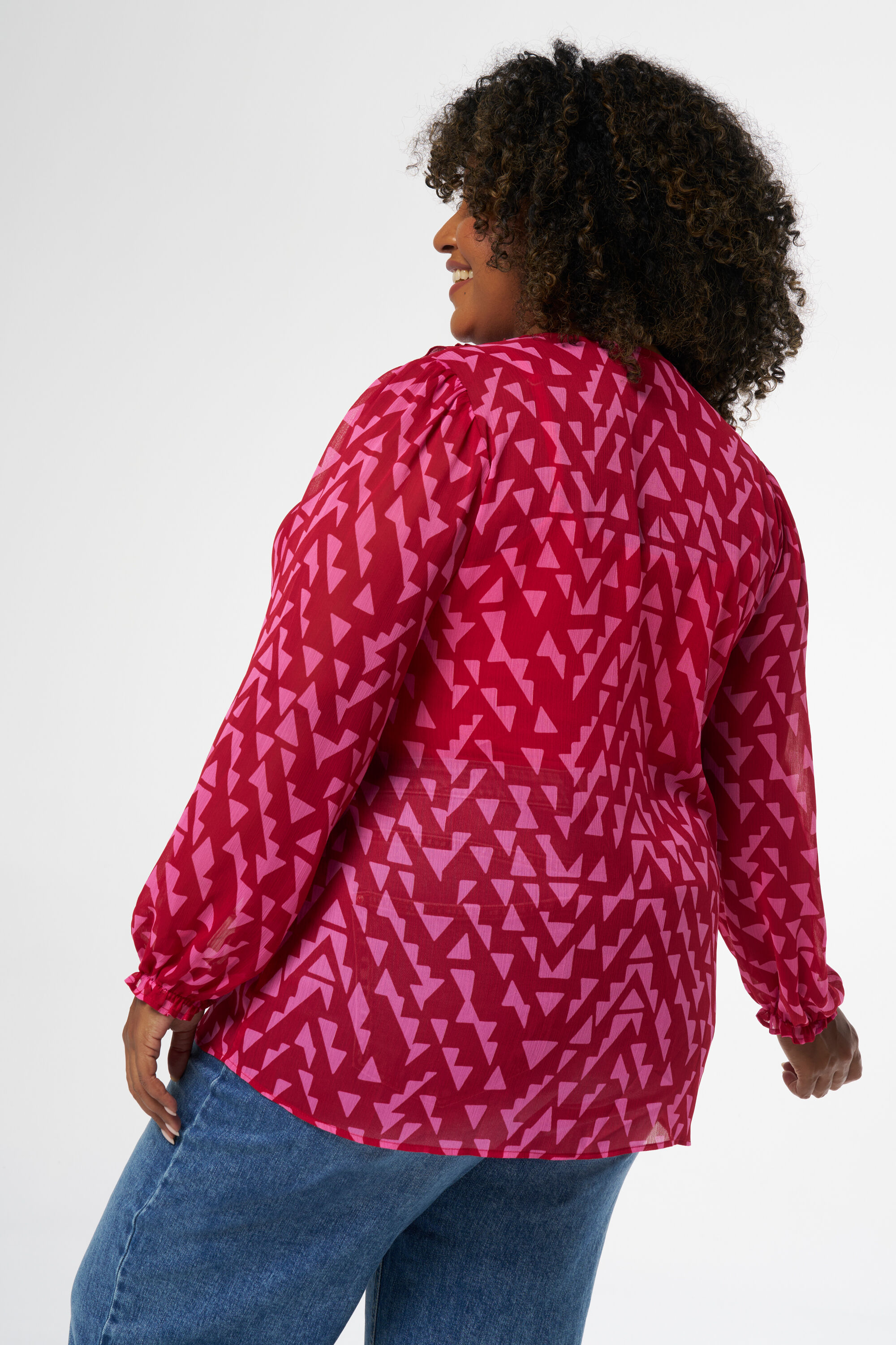 Blouse met volants image number 3