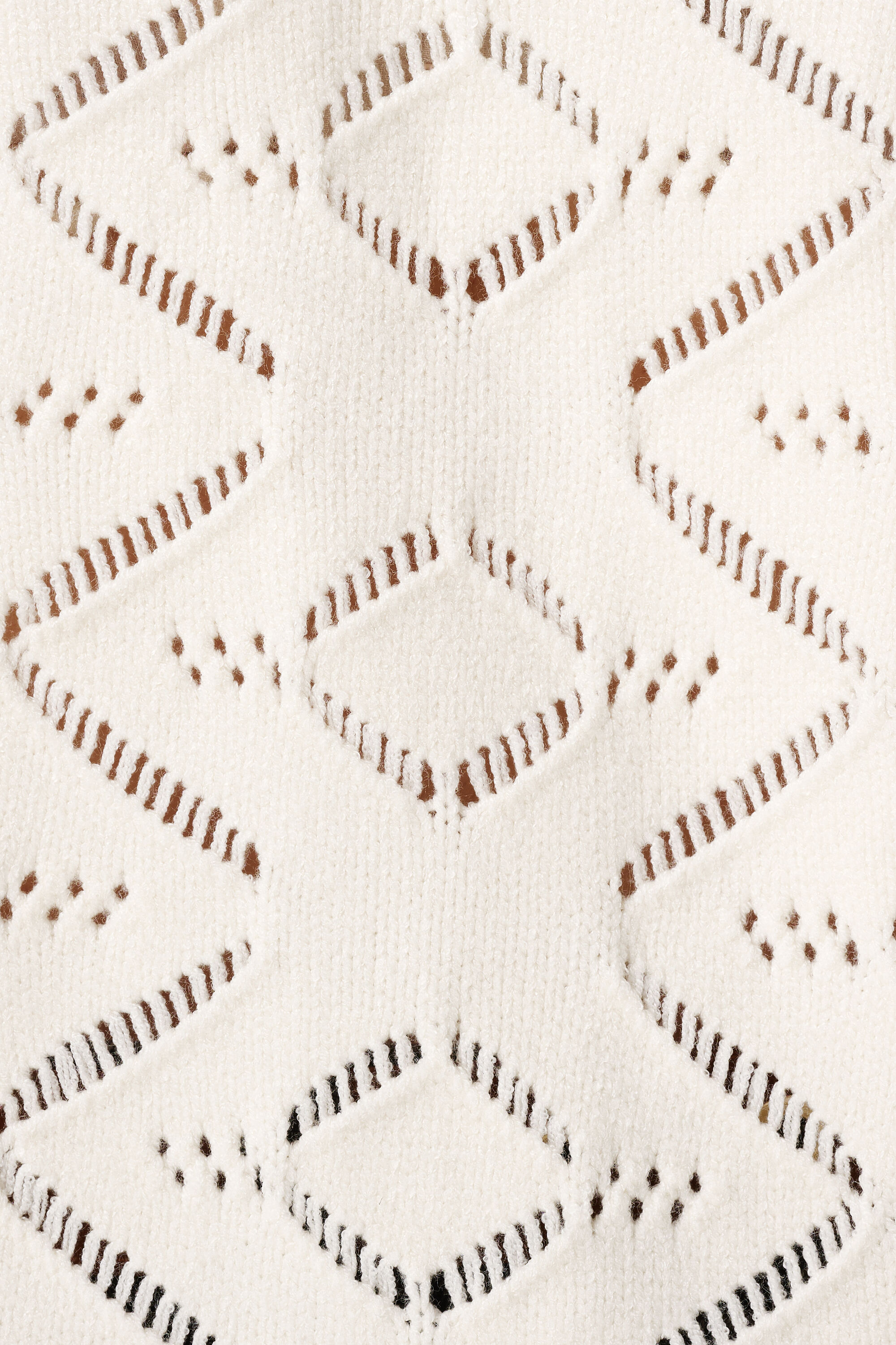 Trui met opengewerkt patroon image number 6