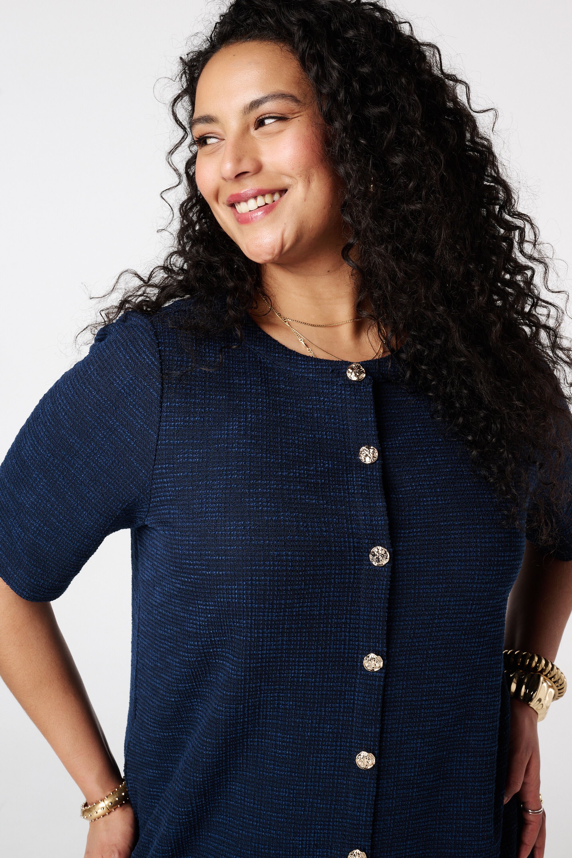 Boucl&eacute; jurk image number 4