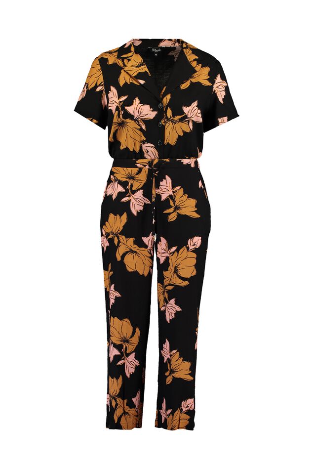 Jumpsuit met bloemenprint image number 2